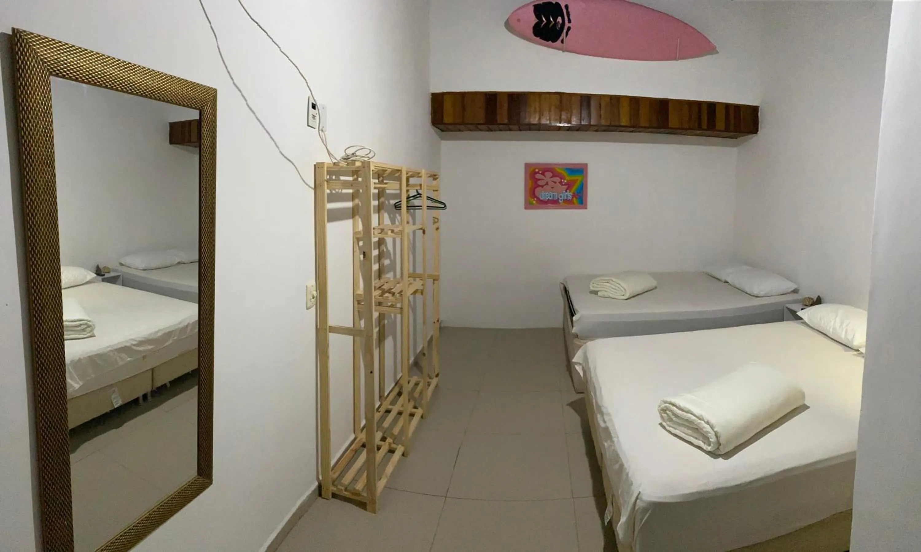 Bed in Pousada Ferradura Beach