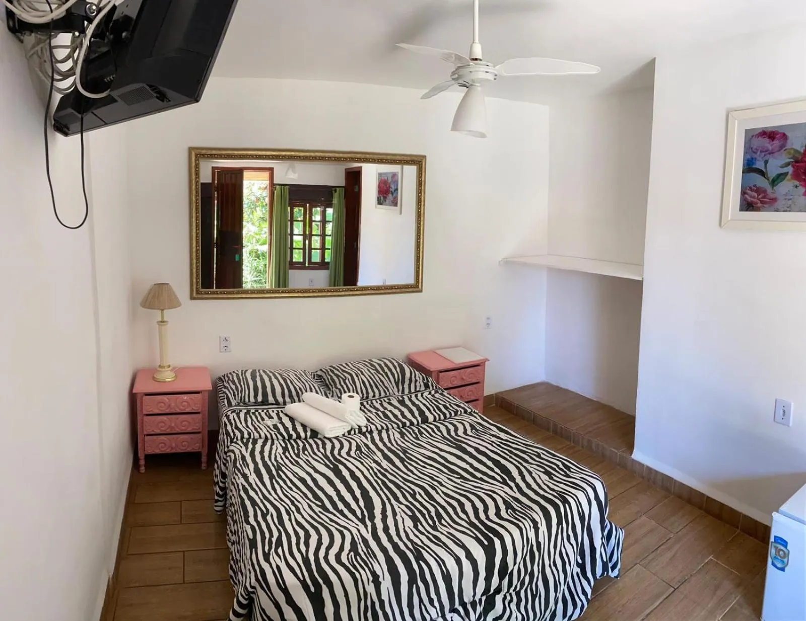 Bed in Pousada Ferradura Beach