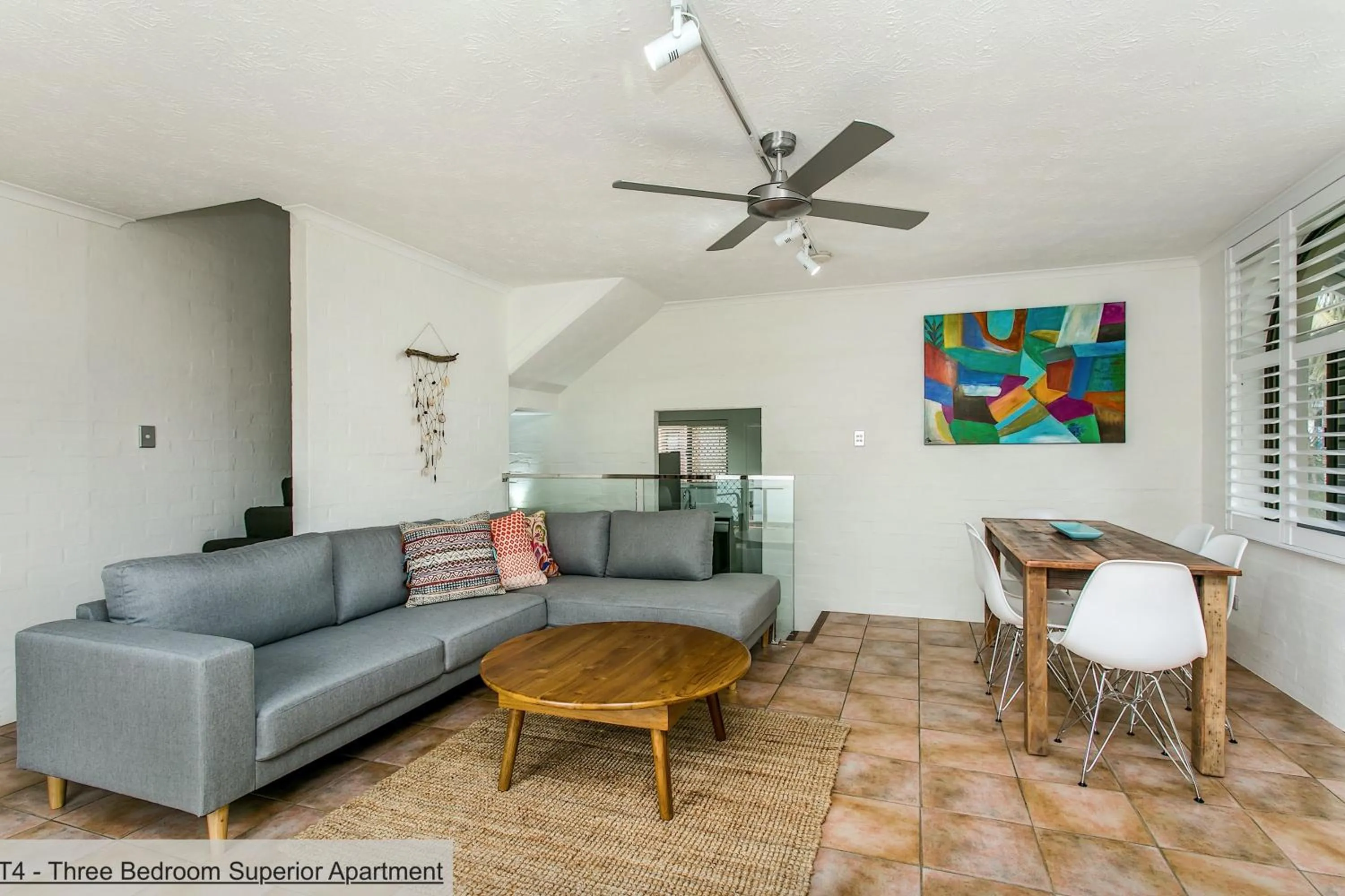 Living room in The Terraces Main Beach