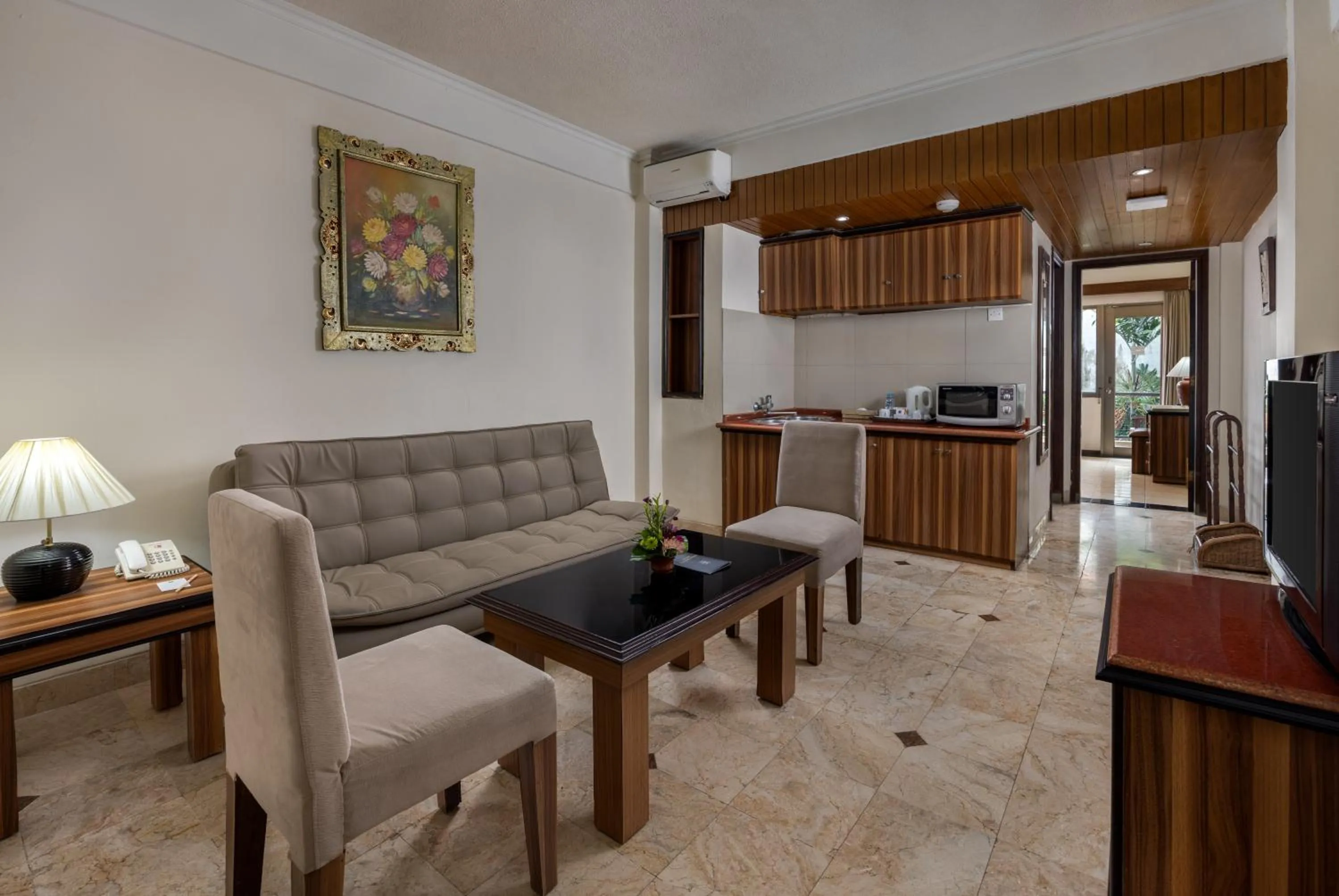 Living room in The Jayakarta Bali Beach Resort