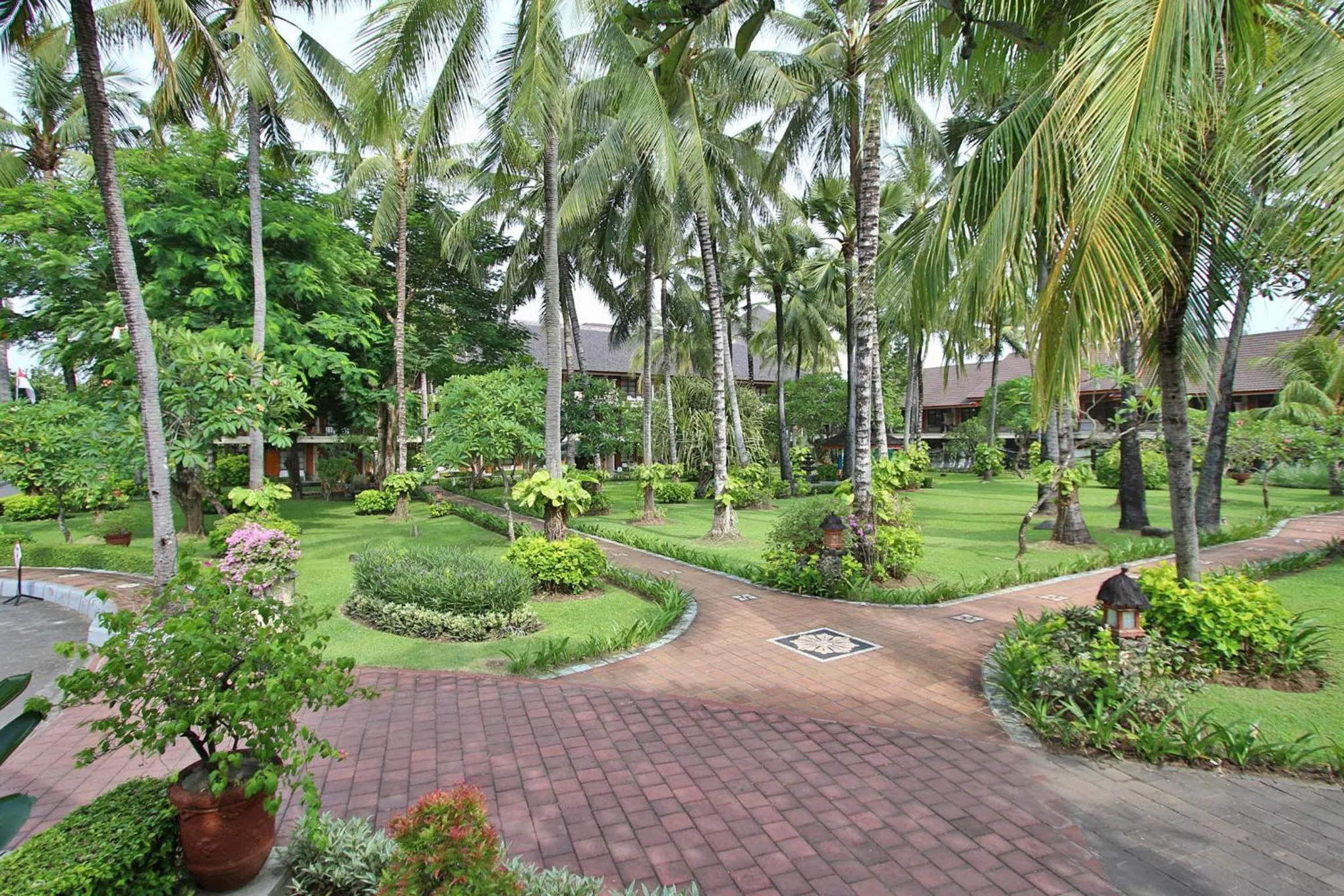Garden in The Jayakarta Bali Beach Resort