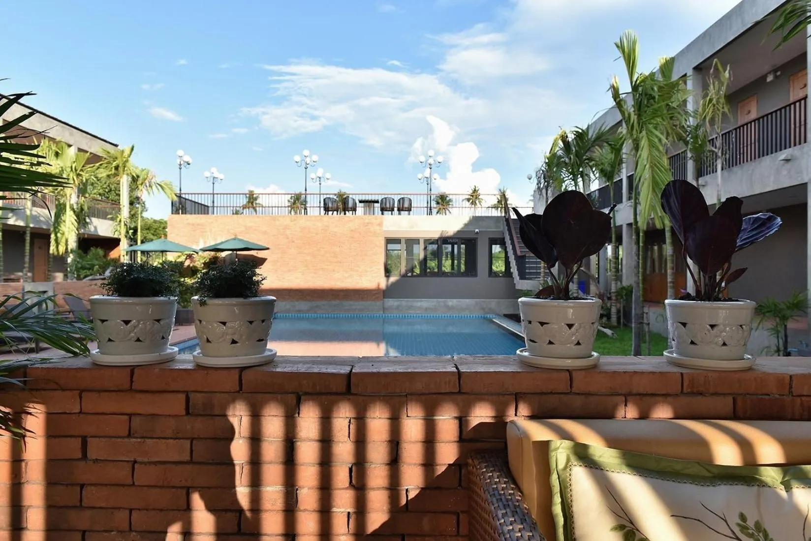 Pool view in Sansuntree