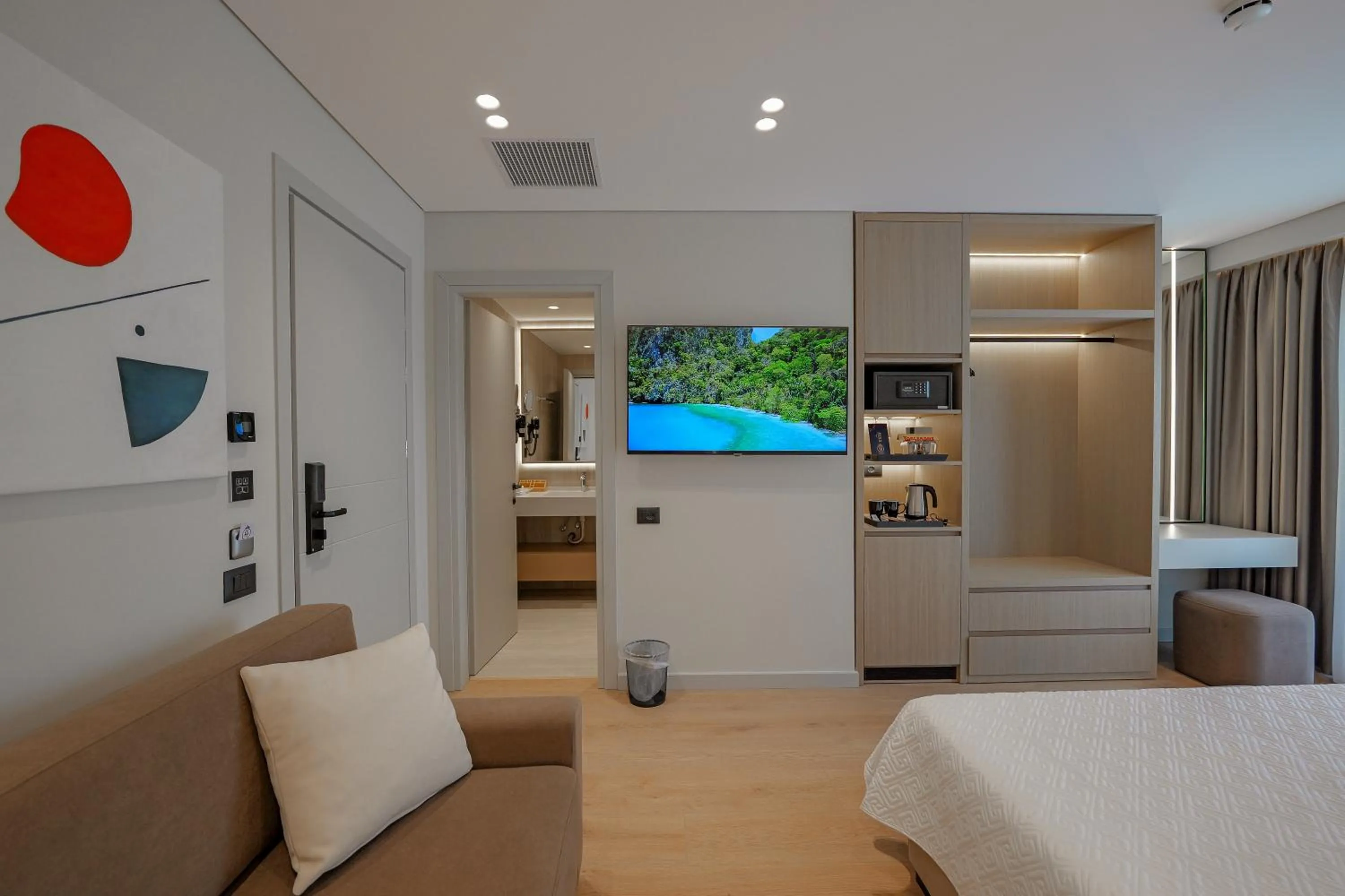 Bedroom, Bed in Hotel Teuta