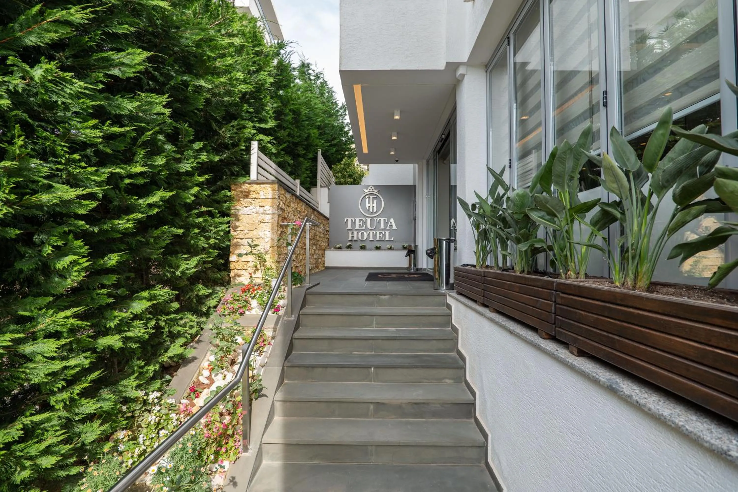 Lobby or reception in Hotel Teuta