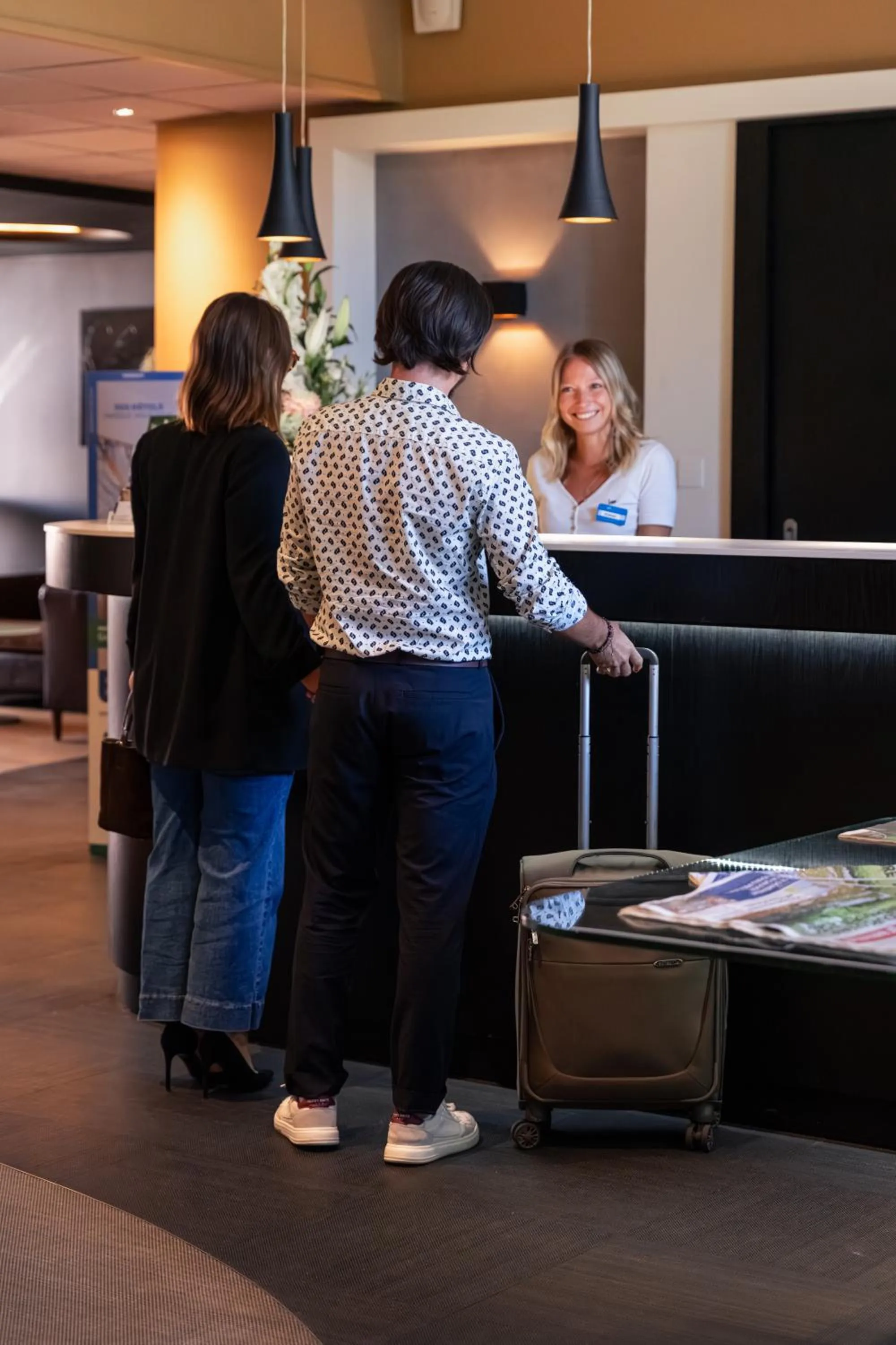 Lobby or reception in BRIT HOTEL - RESTAURANT Saint-Brieuc Langueux
