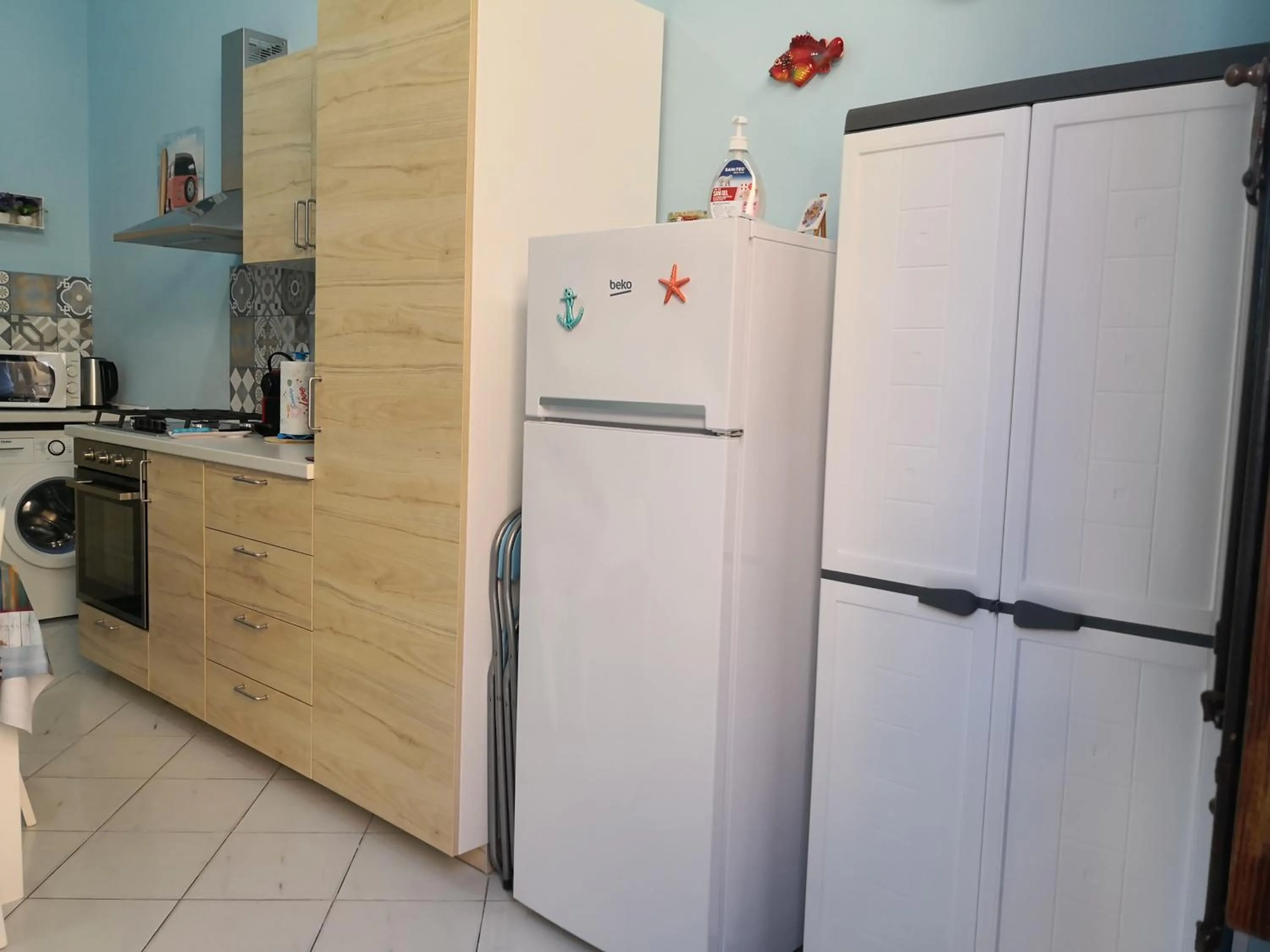 Kitchen or kitchenette in Short Lets Vacanze "Massimo"