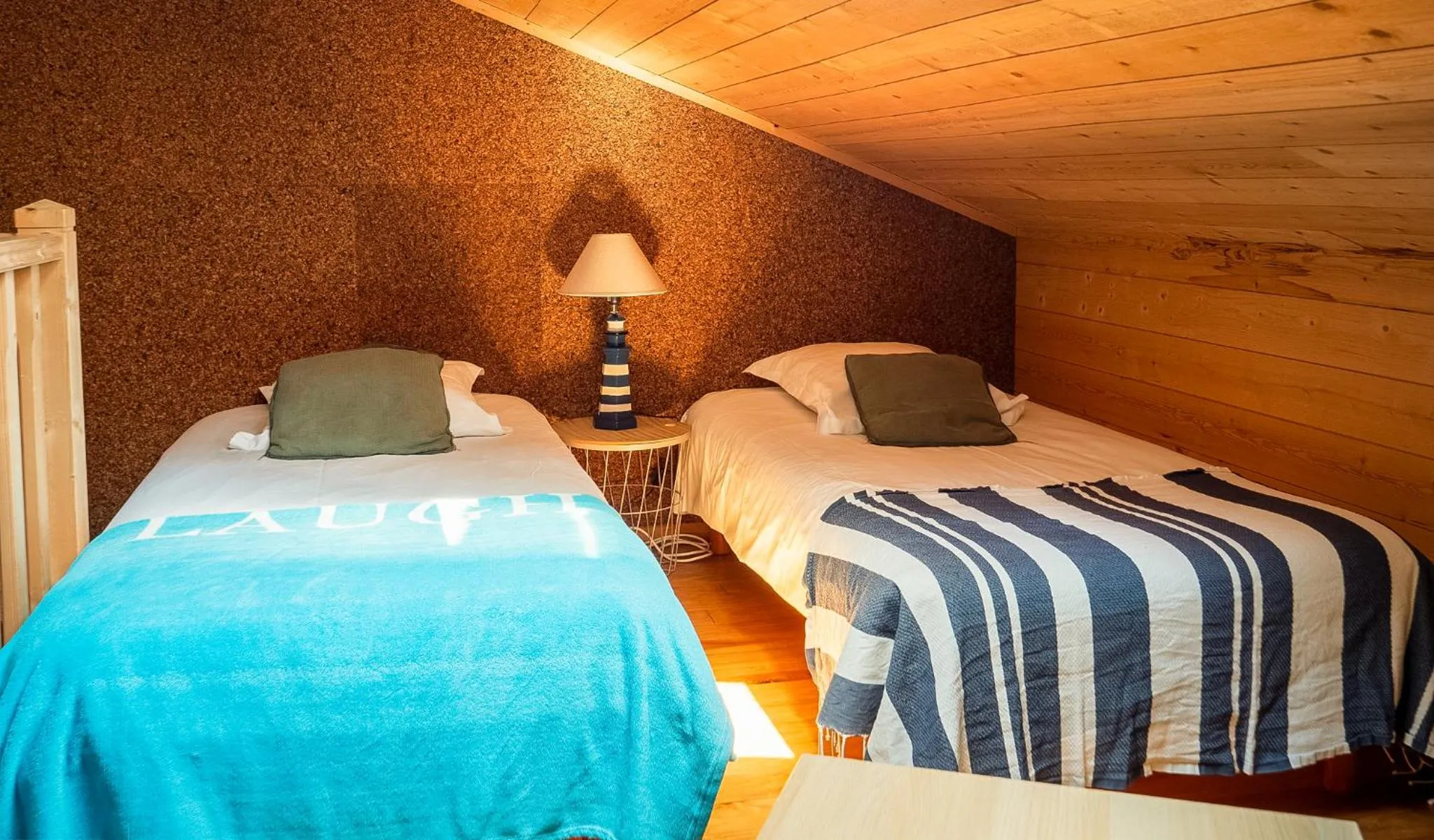 Bed in La Villa Herbert Maison d'hôtes à Andernos