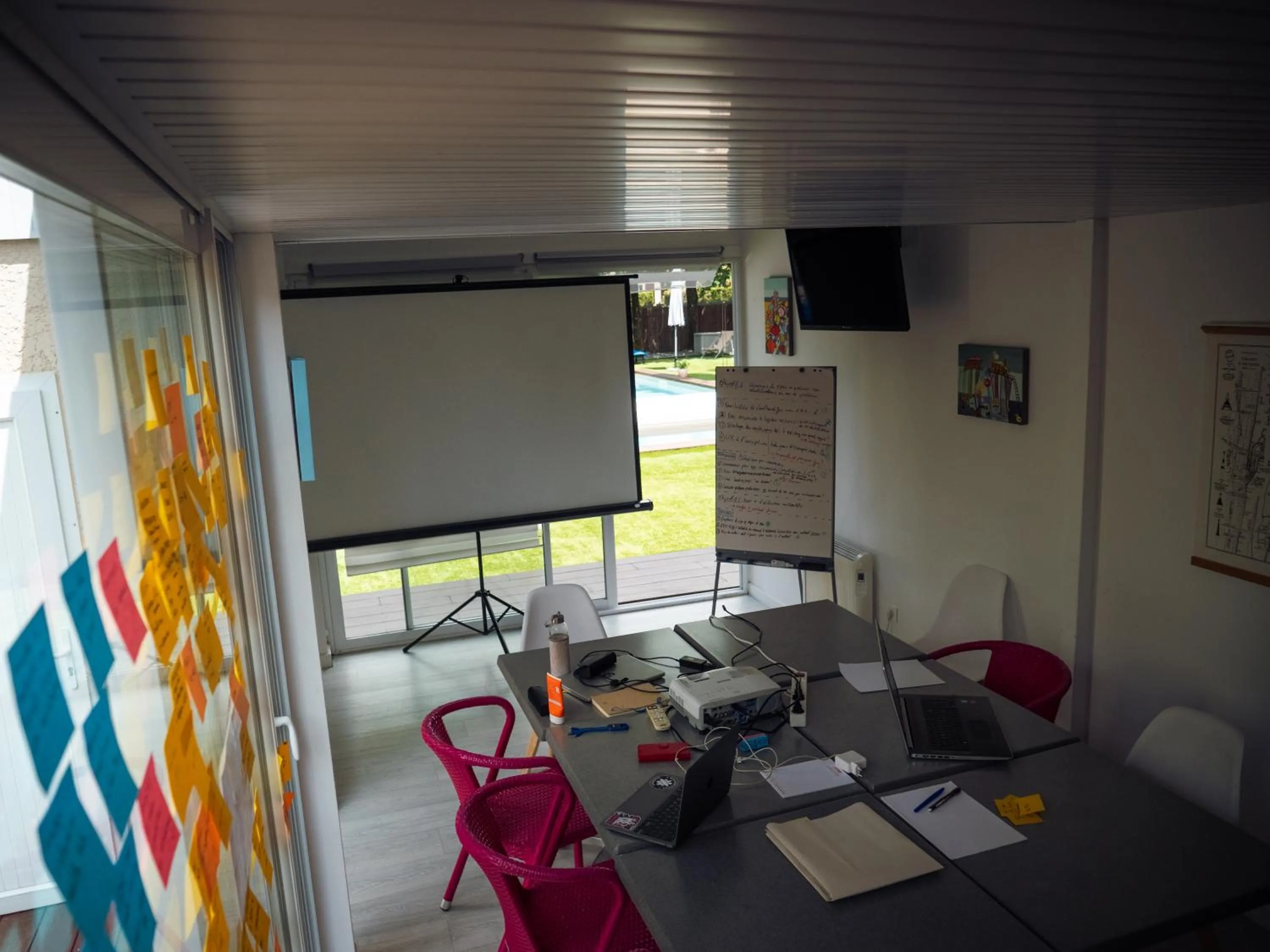 Meeting/conference room in La Villa Herbert Maison d'hôtes à Andernos