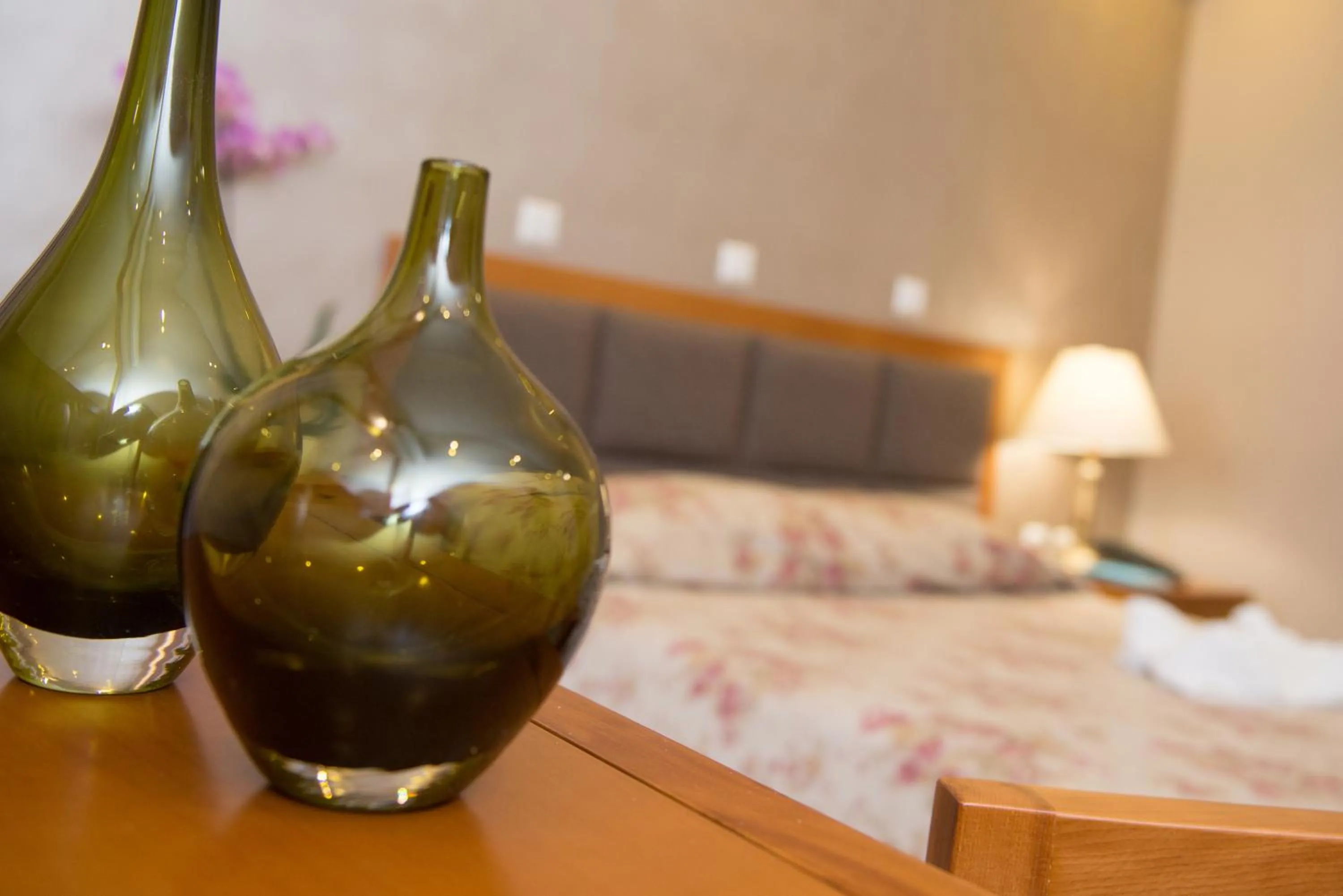 Decorative detail, Bed in Hotel Aethria