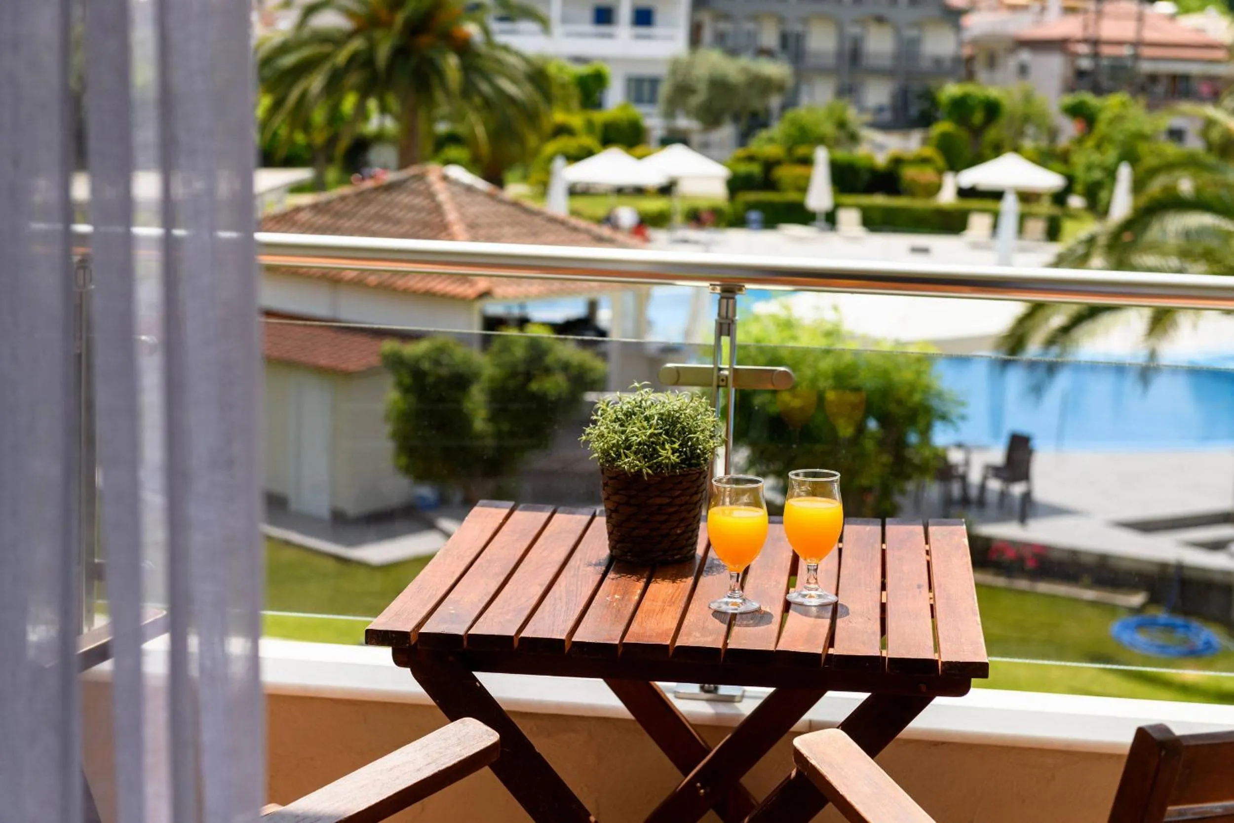 Balcony/Terrace in Hotel Aethria