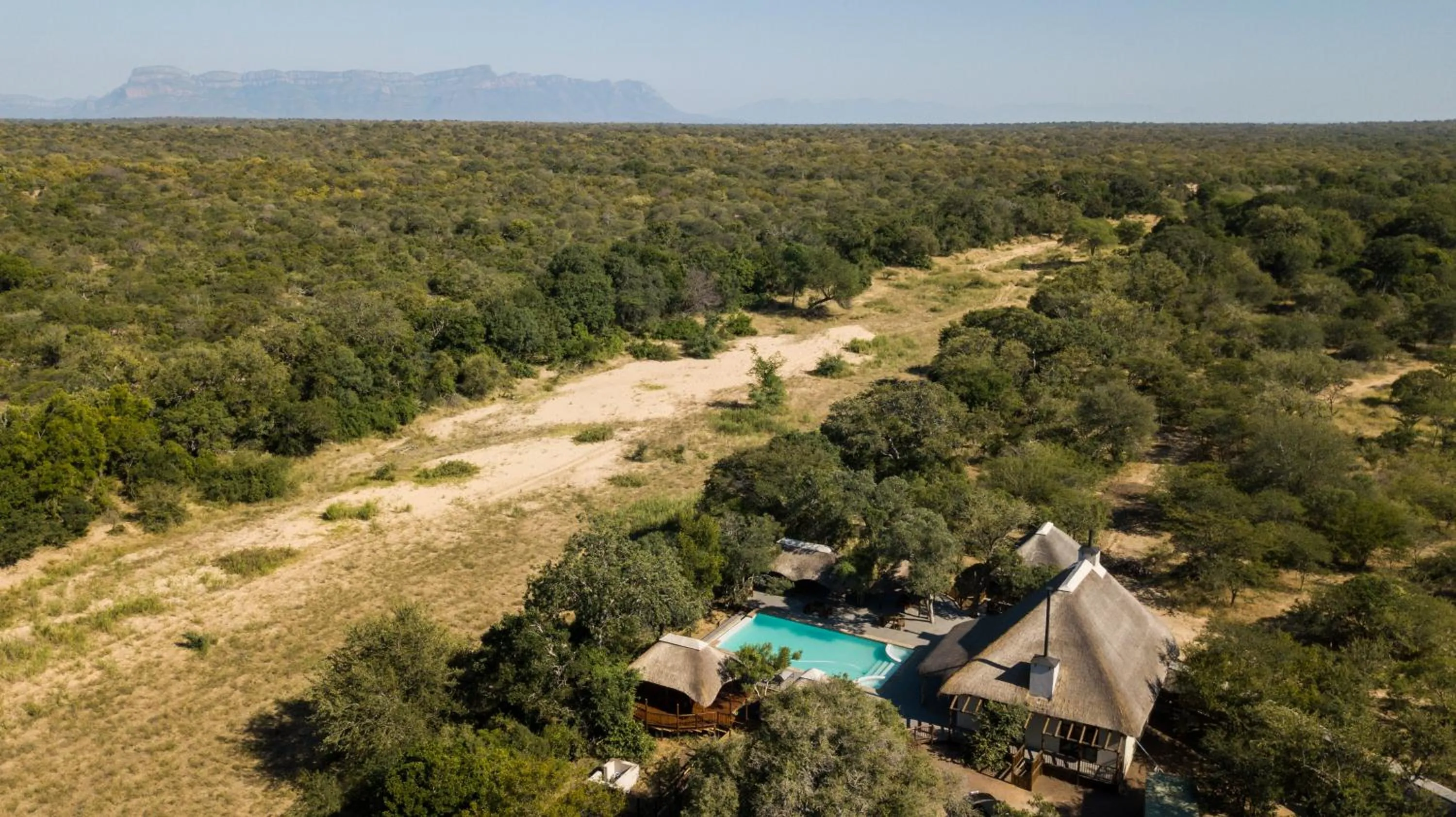 Bird's eye view in Vuyani River Lodge