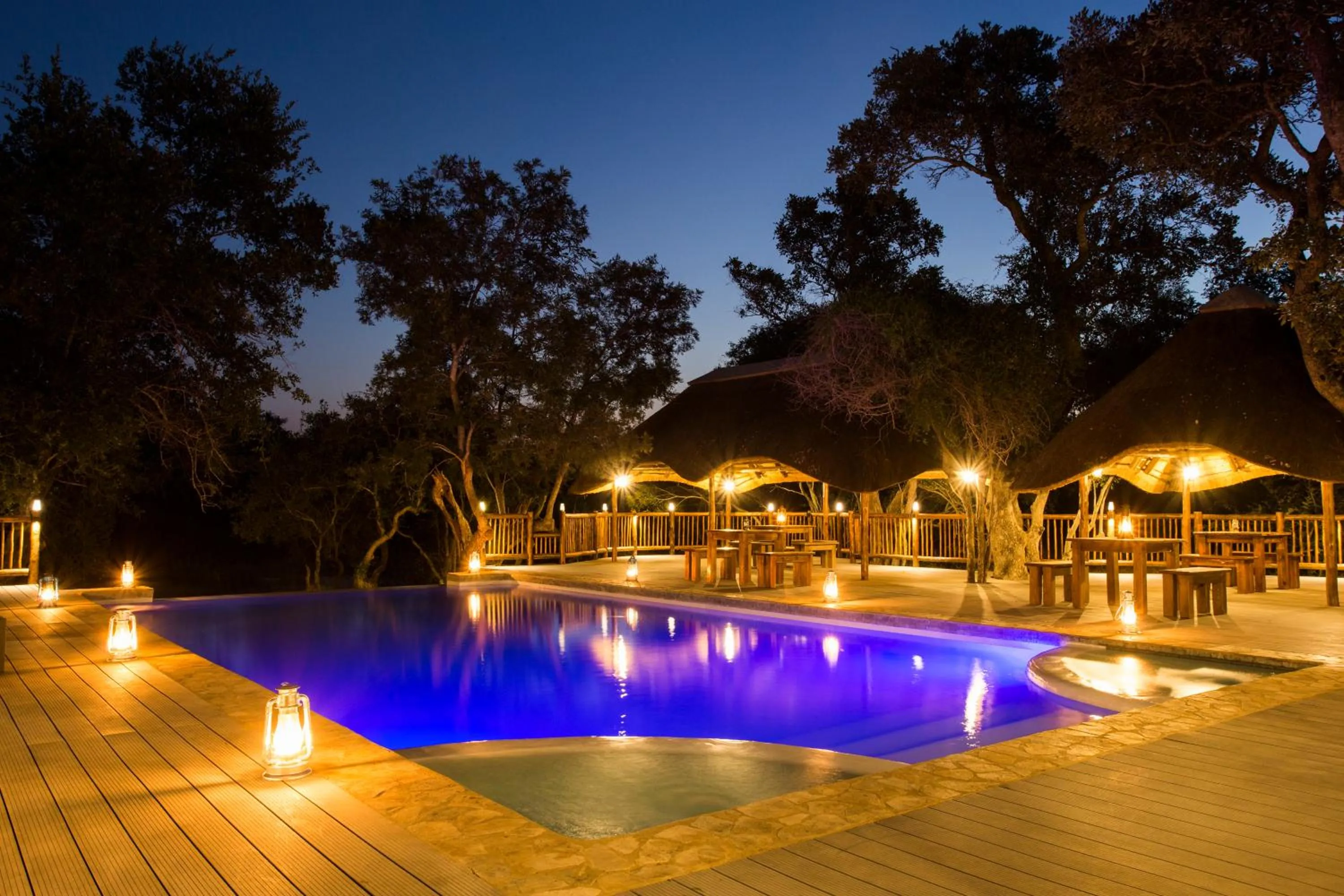 Swimming pool in Vuyani River Lodge
