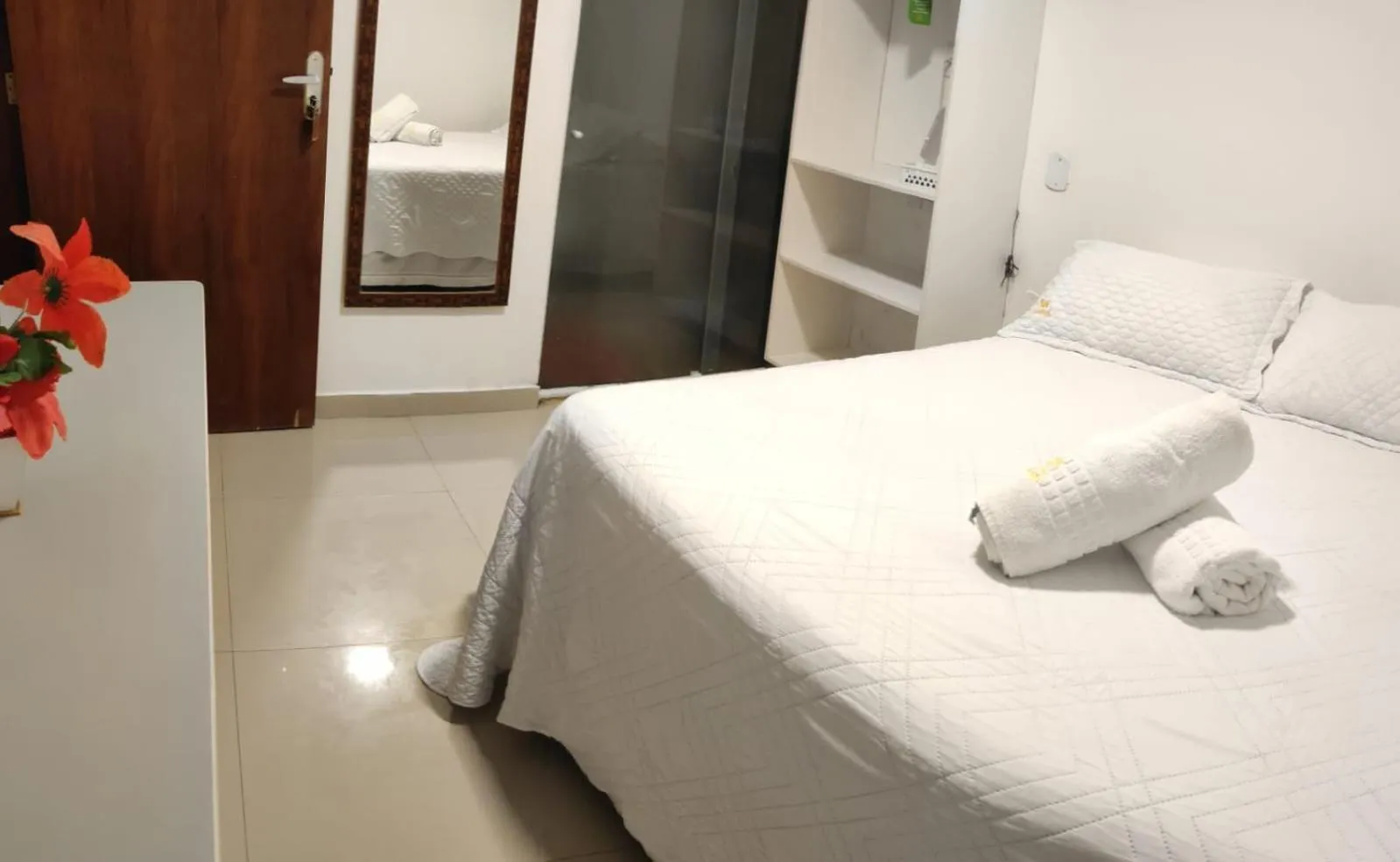 Bed in Cabanos Suites