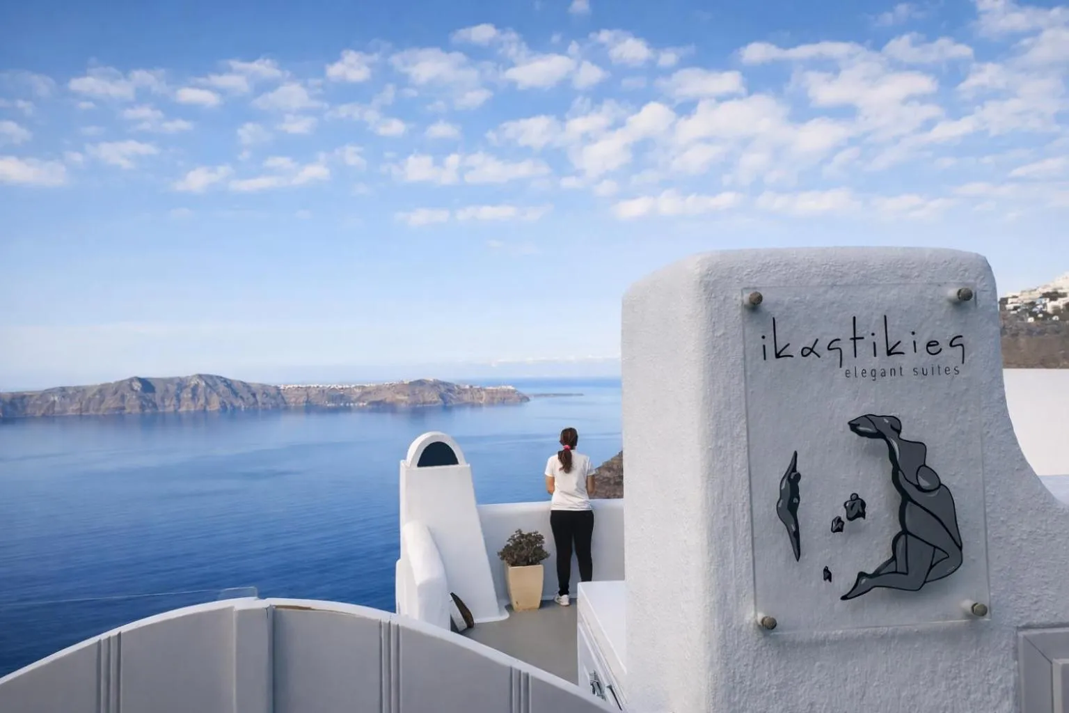 Sea view in Ikastikies Suites