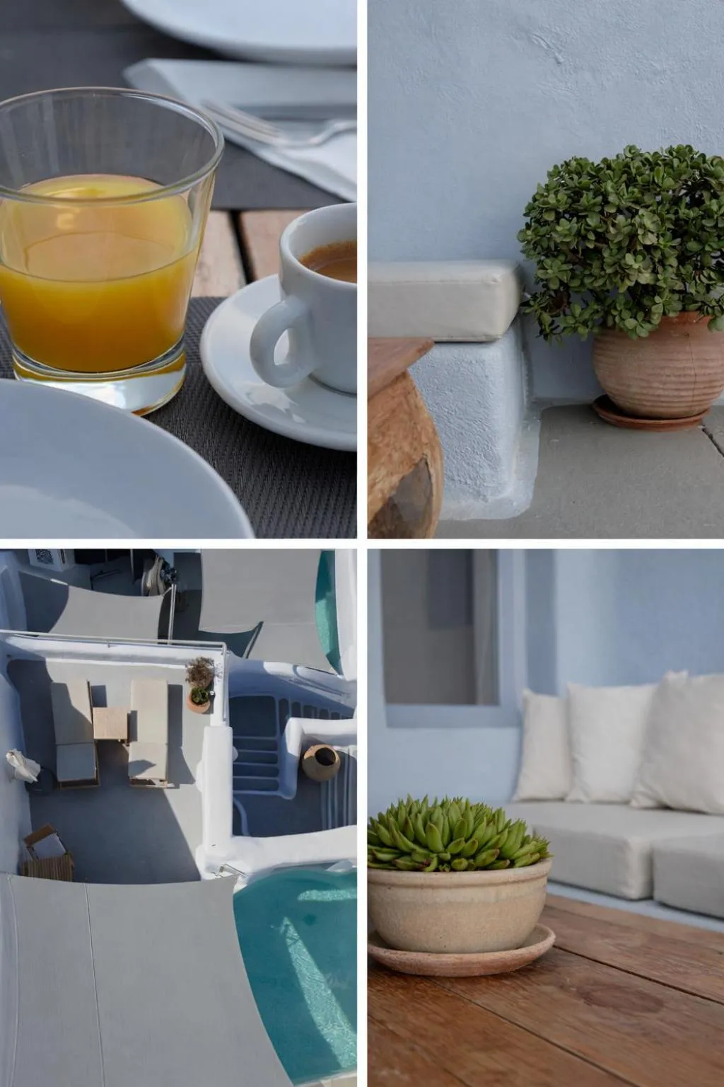 Seating area in Ikastikies Suites