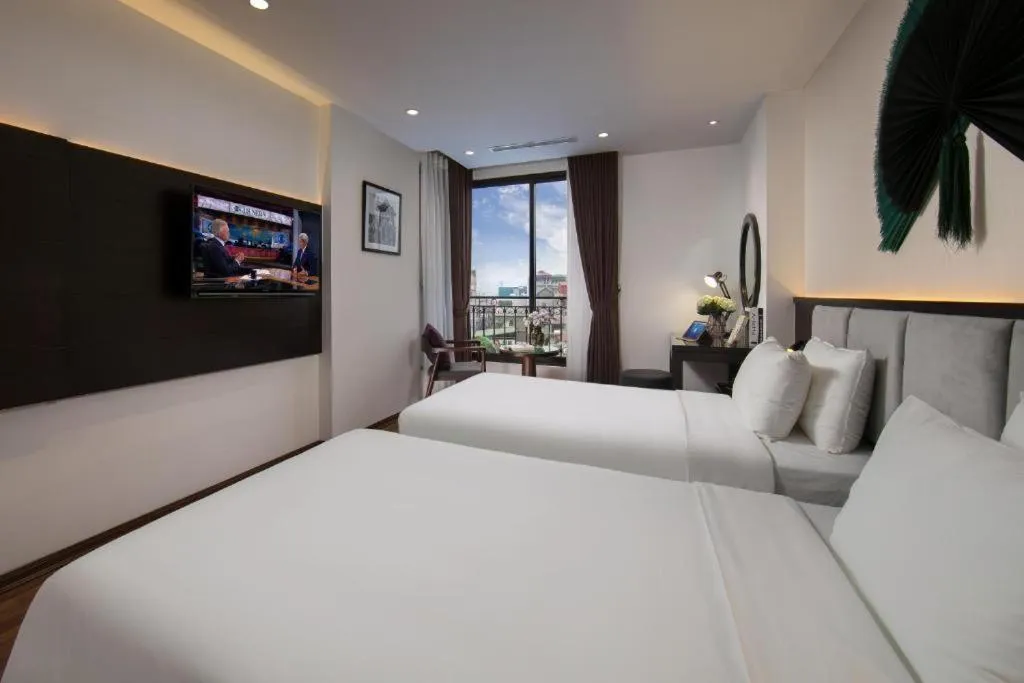 Seating area, Bed in Hanoi Fiesta Hotel & Spa