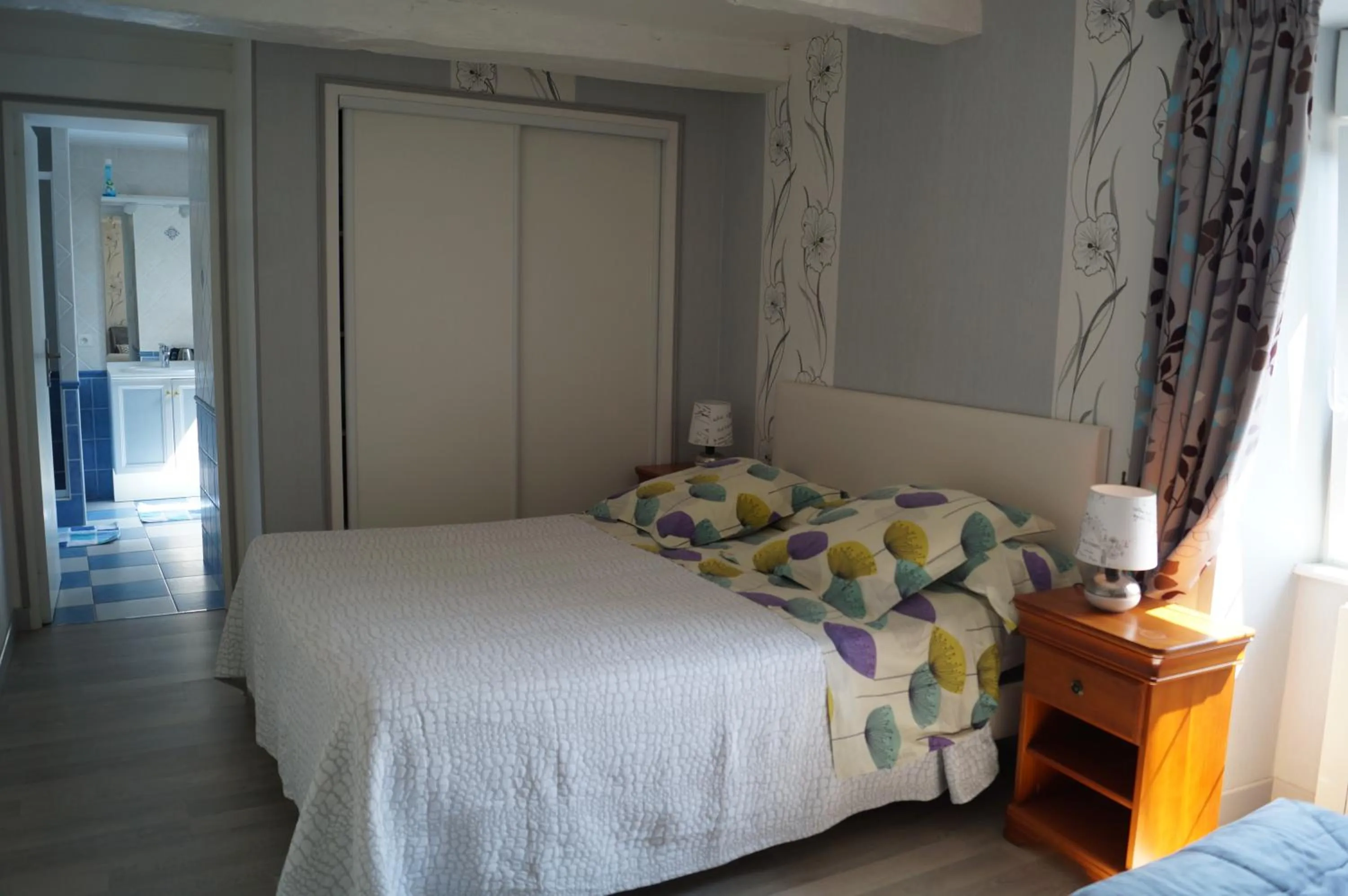 Bed in Chambres d'Hôtes La Loubatais