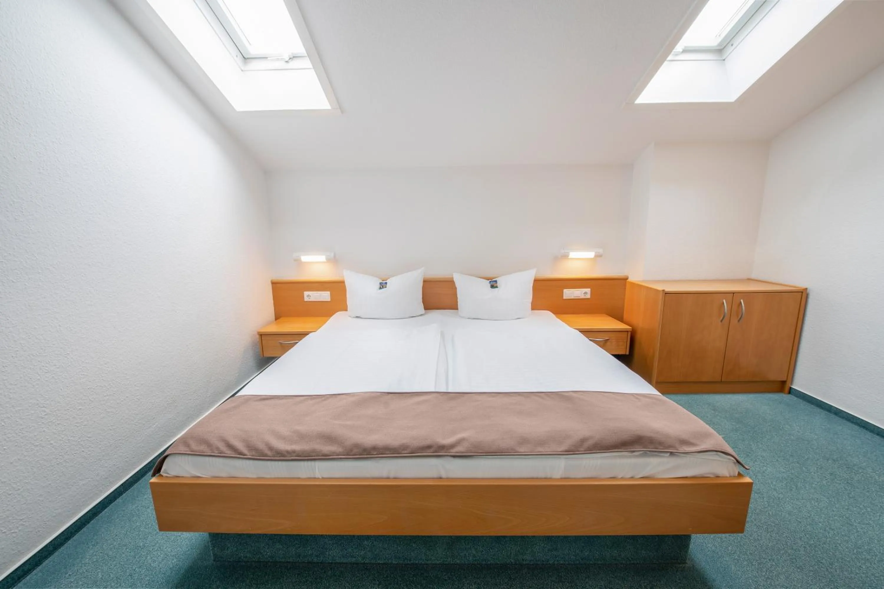 Bed in Rügener Ferienhäuser am Hochufer