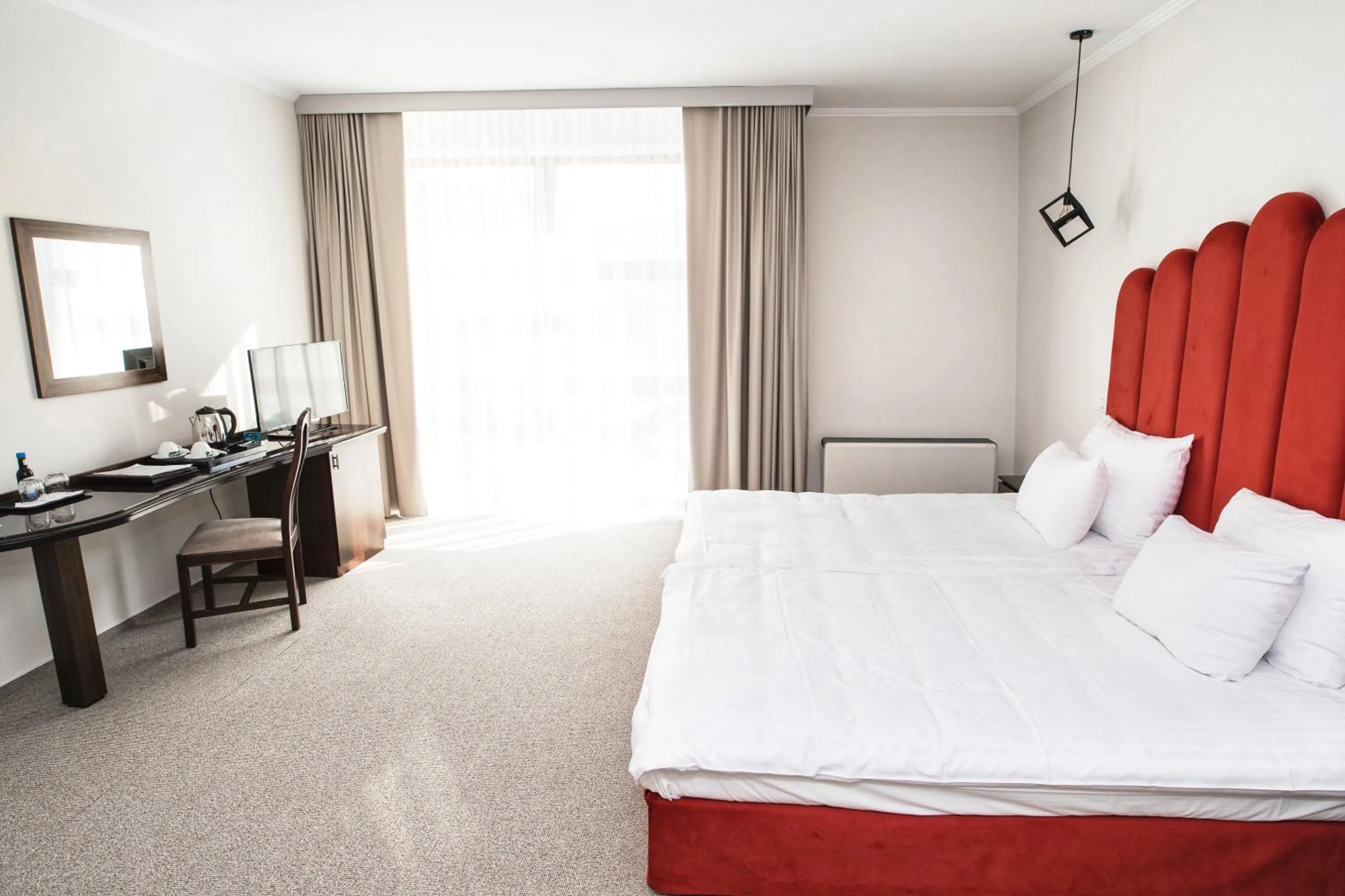 Photo of the whole room, Bed in International Bucharest City Centre Hotel