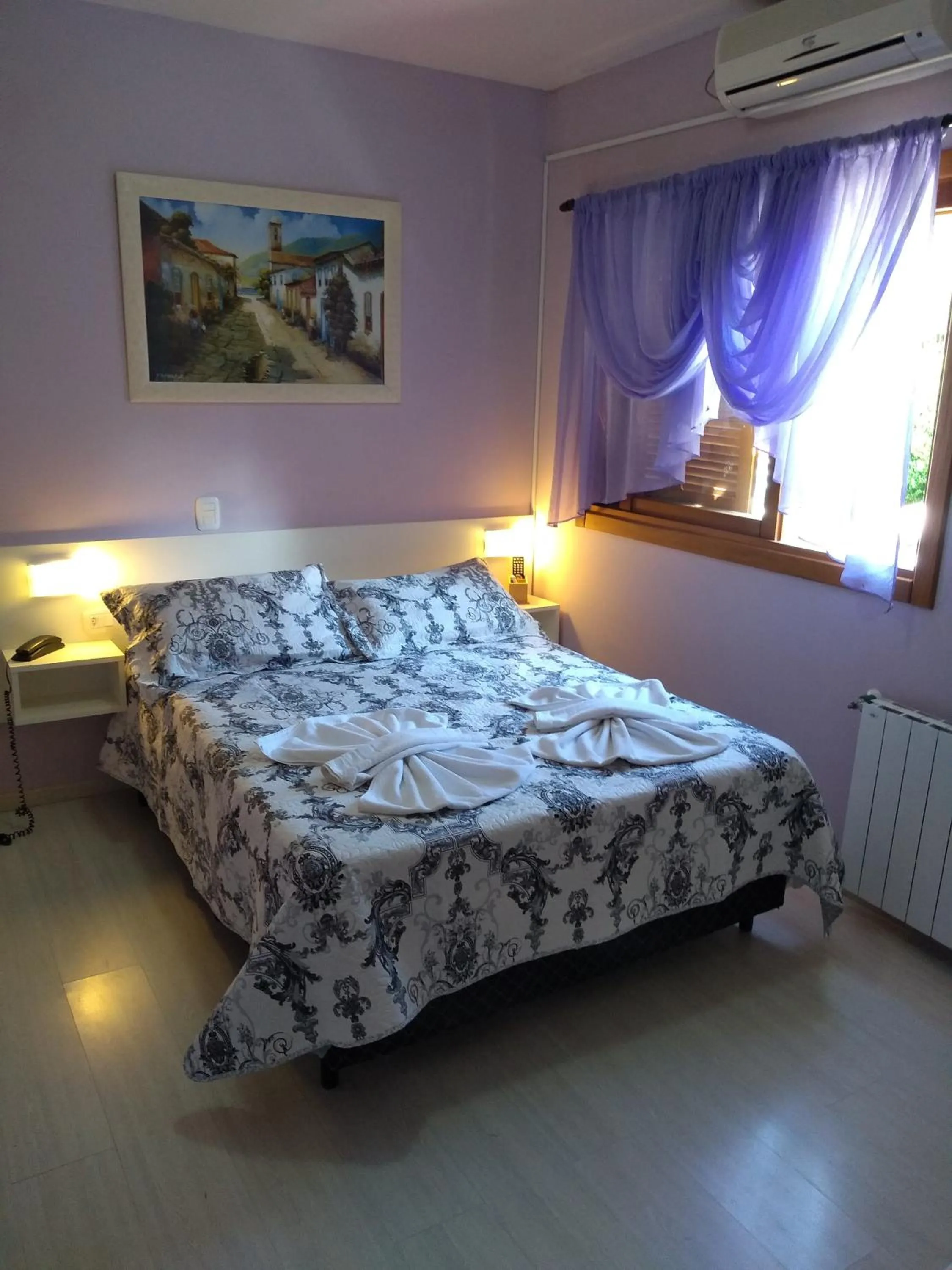 Bed in Hotel Pousada Cabana da Mata