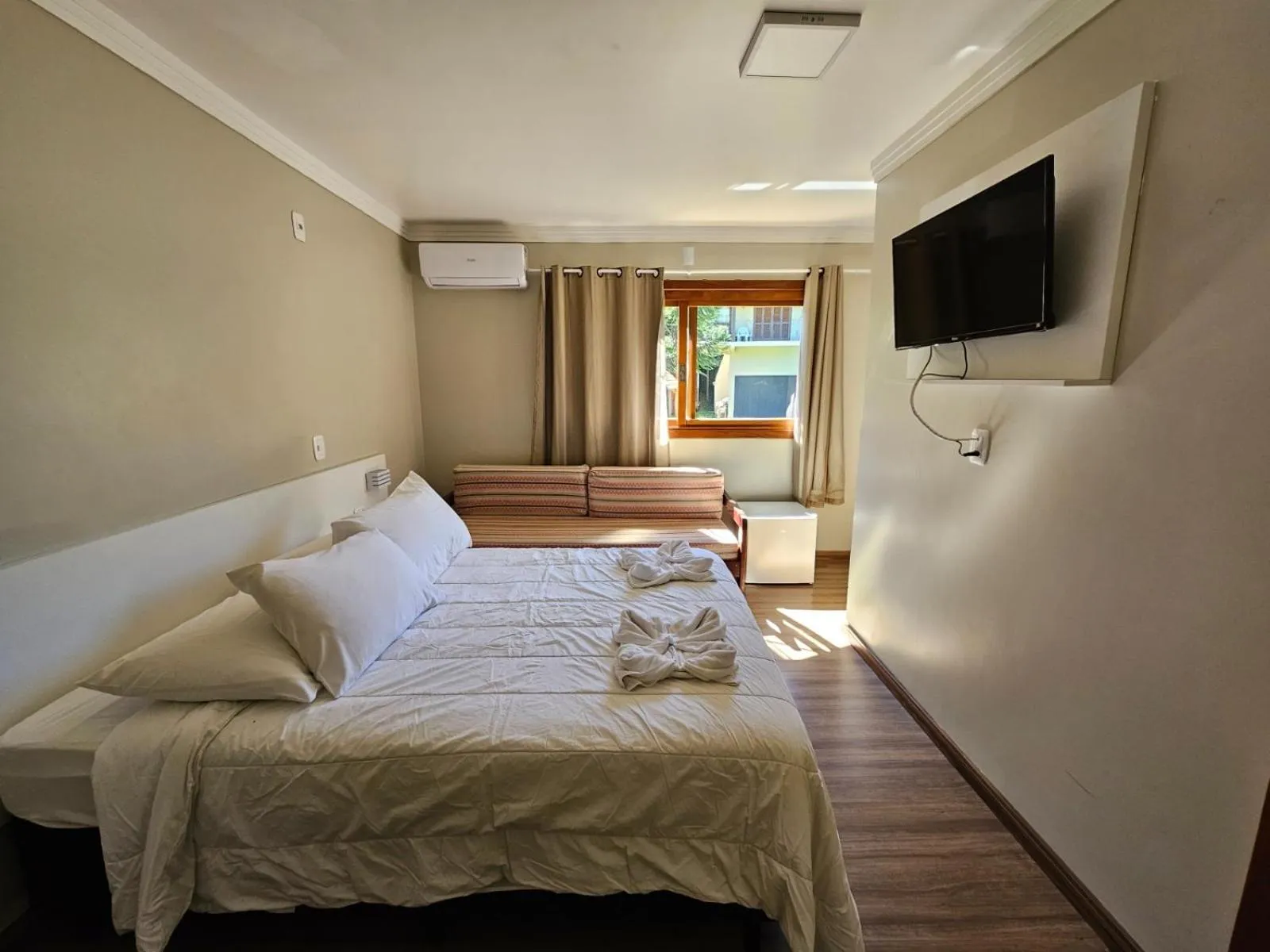 Bed in Hotel Pousada Cabana da Mata