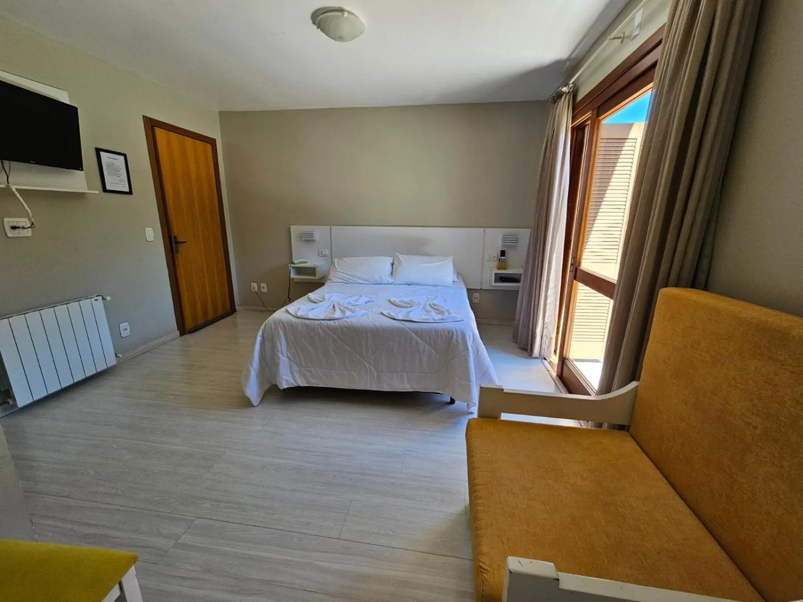 Bed in Hotel Pousada Cabana da Mata