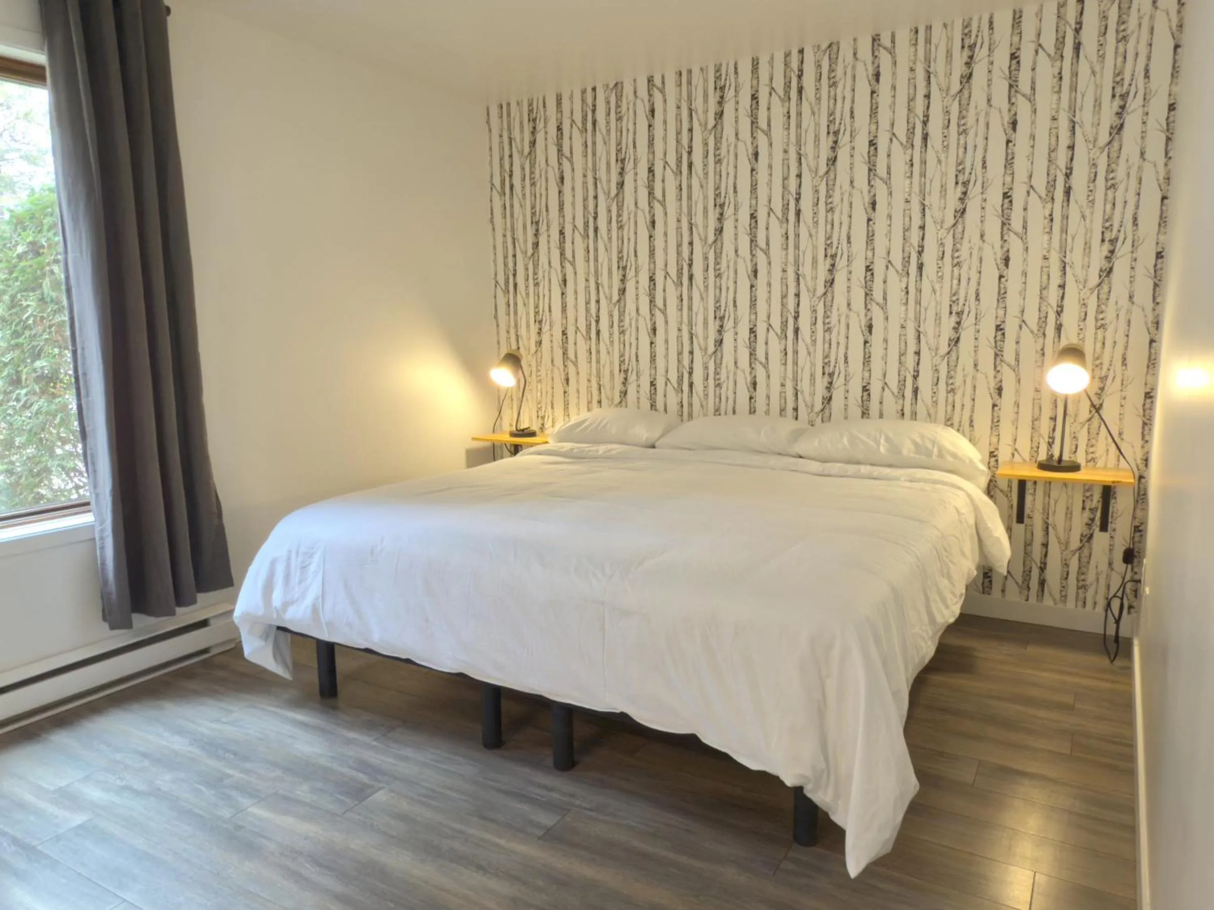 Bed in Chalets Montmorency Mont-Sainte-Anne