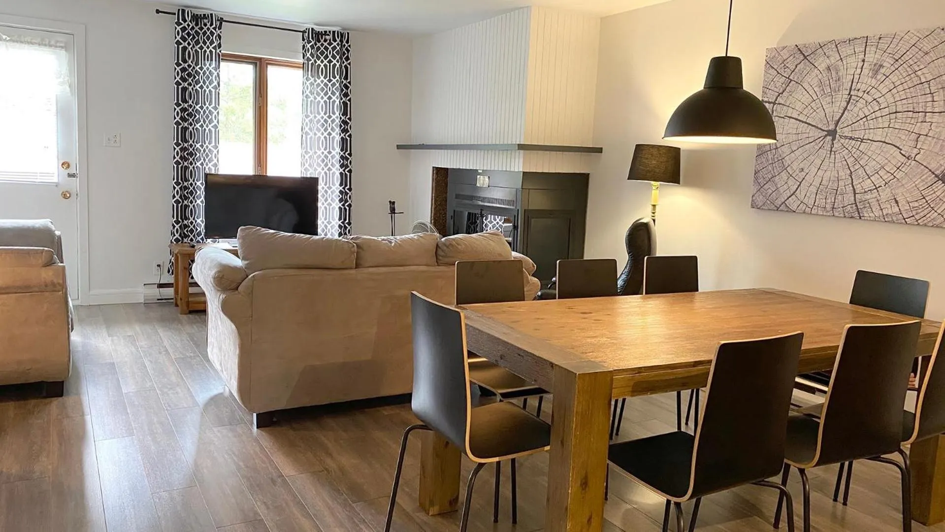 Living room in Chalets Montmorency Mont-Sainte-Anne