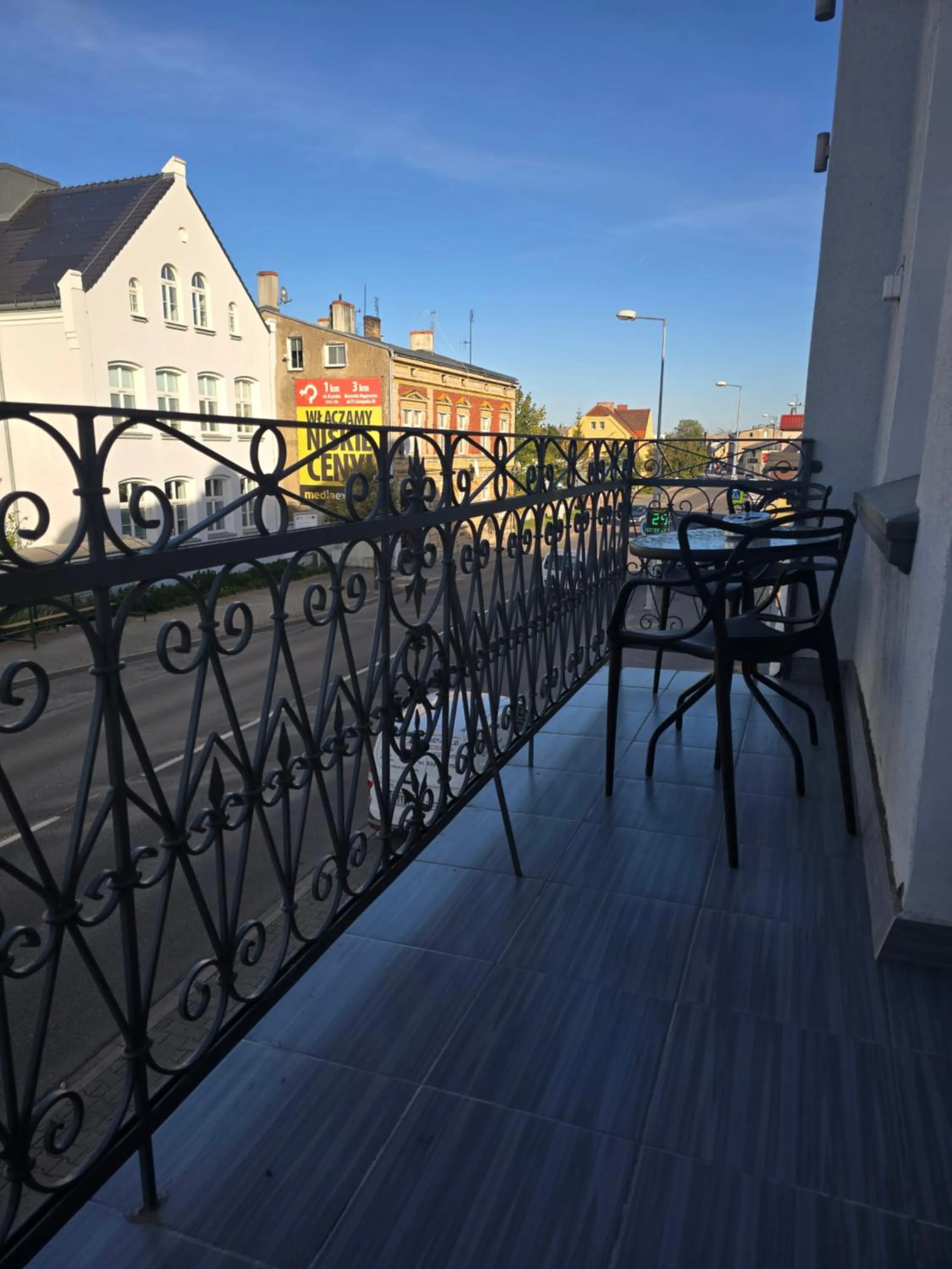 Balcony/Terrace in Eldom-NOCLEGI, Kolejowa 15 Wągrowiec