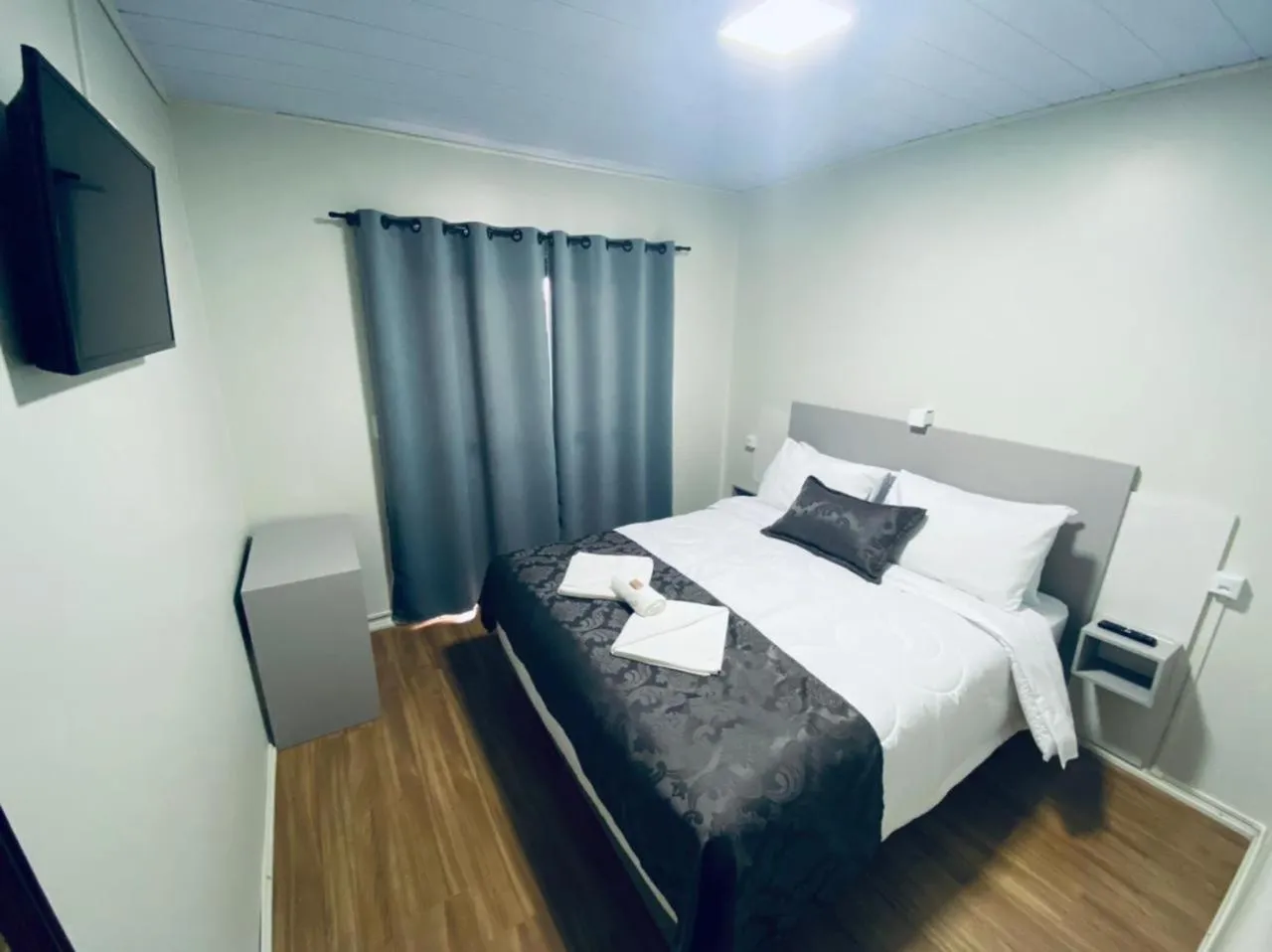 Bed in Pousada Paraíso da Serra