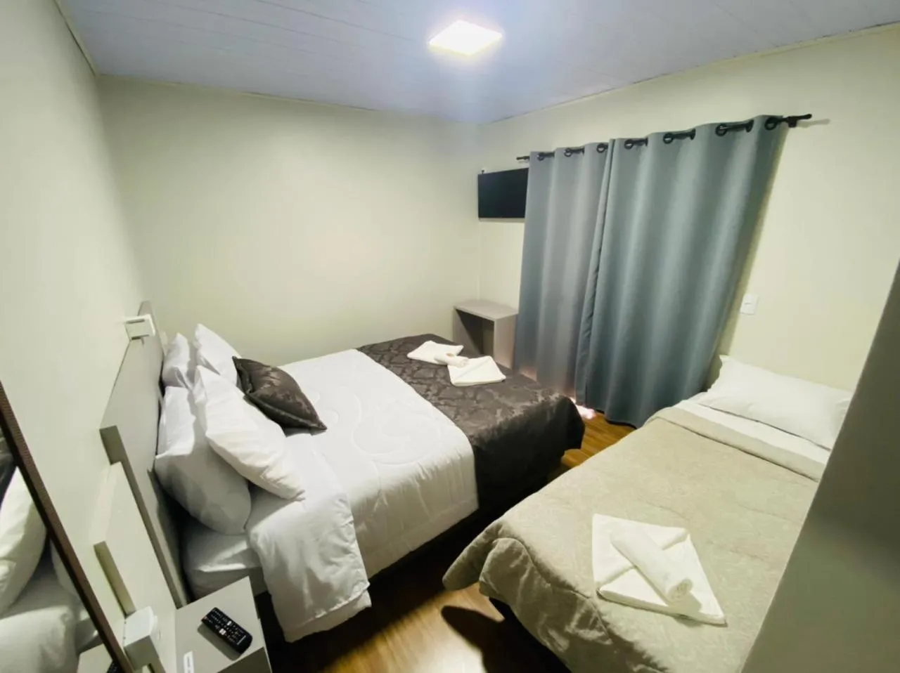 Bed in Pousada Paraíso da Serra