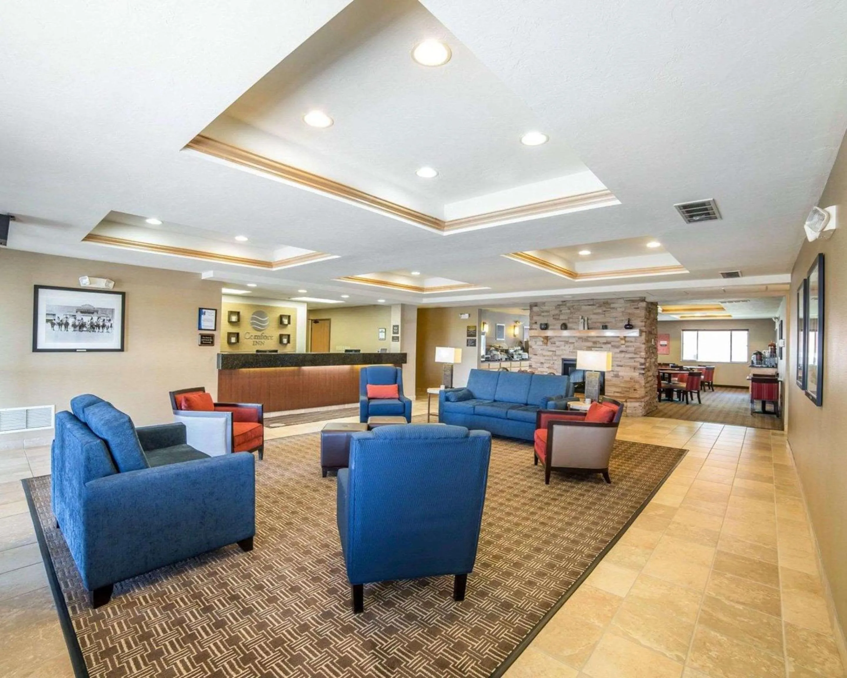 Lobby or reception in Comfort Inn Evansville-Casper