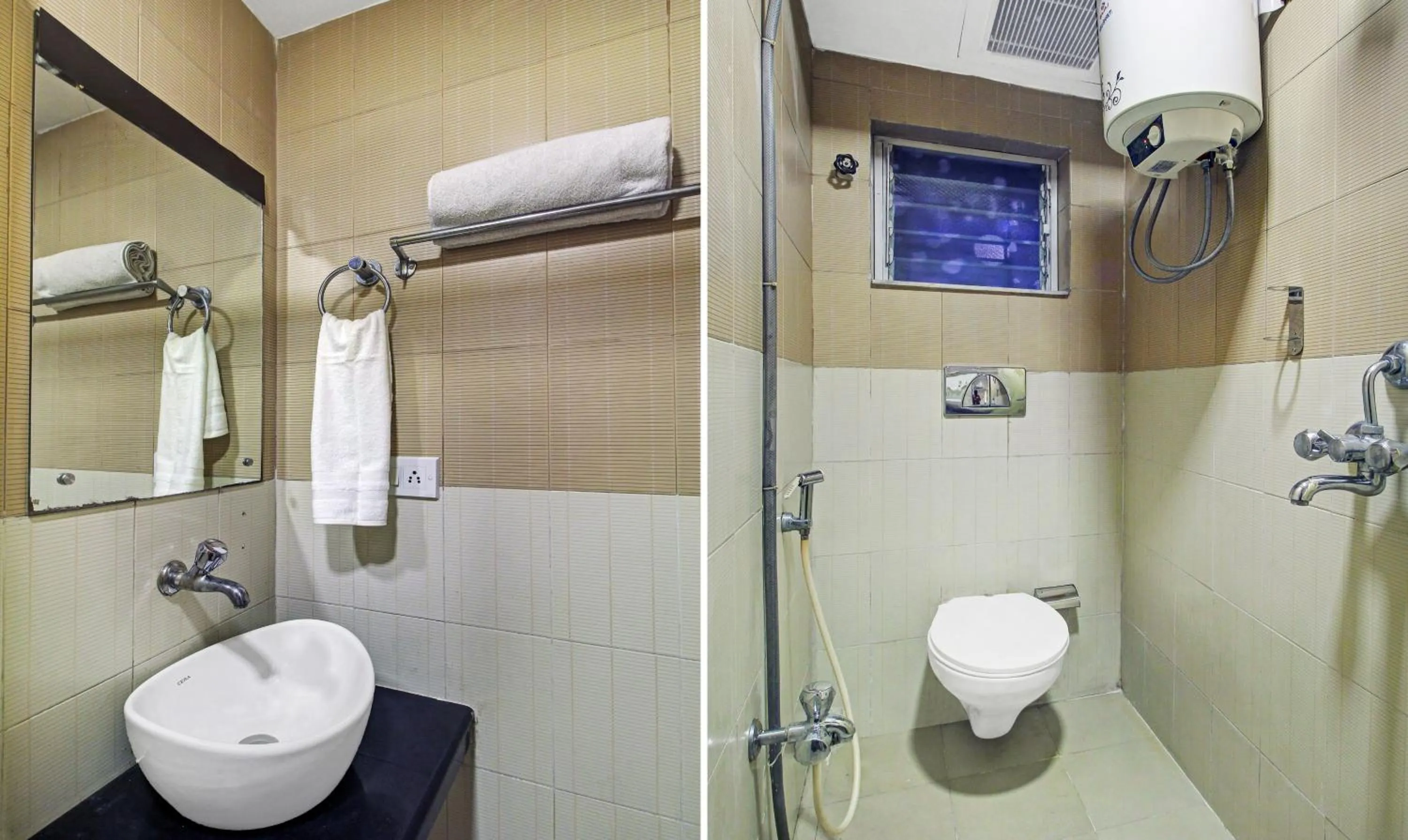 Bathroom in Treebo Naman'S Inn Near Kalighat Mandir