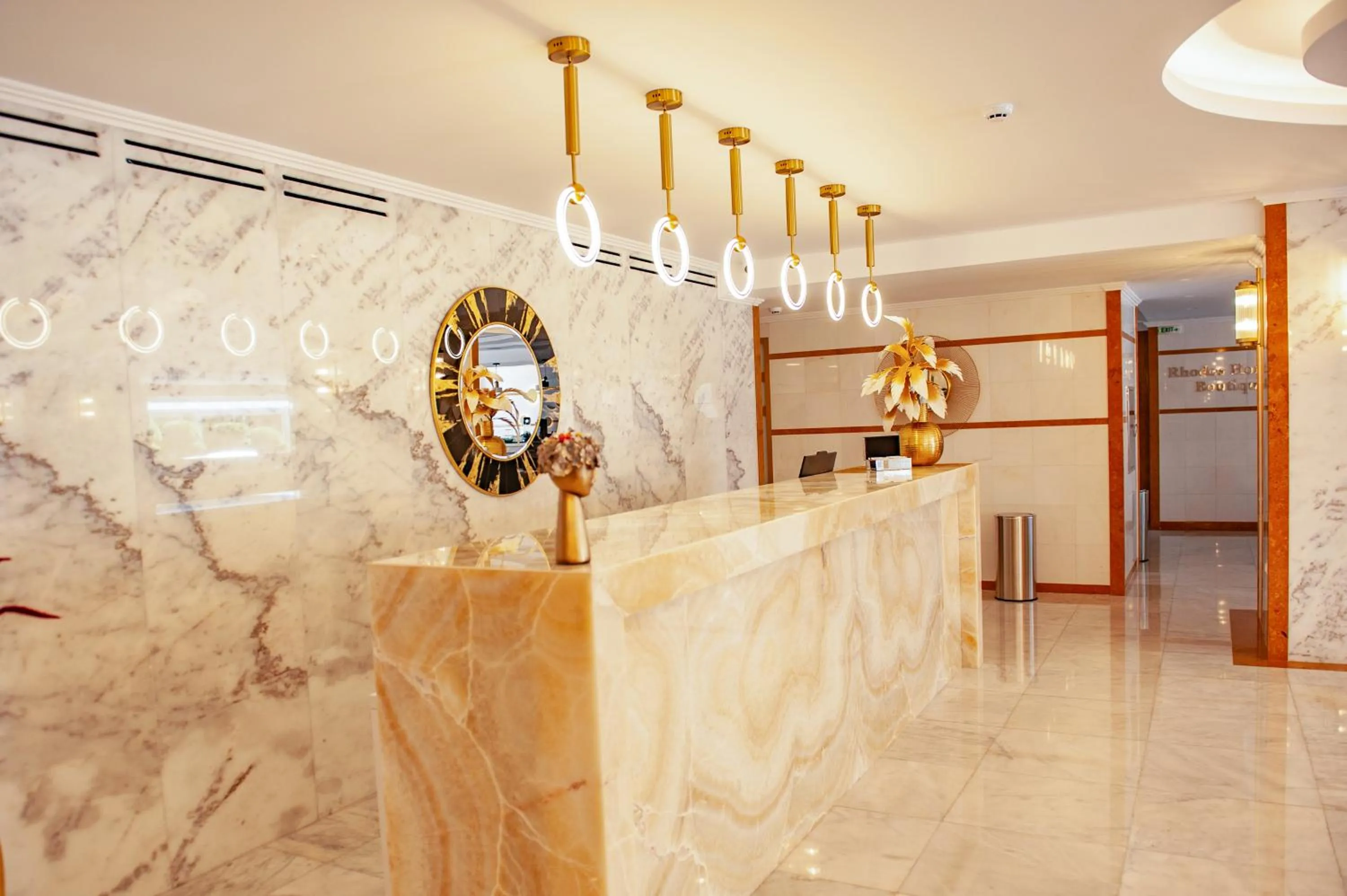 Lobby or reception in Rhodos Horizon Boutique-Adults only