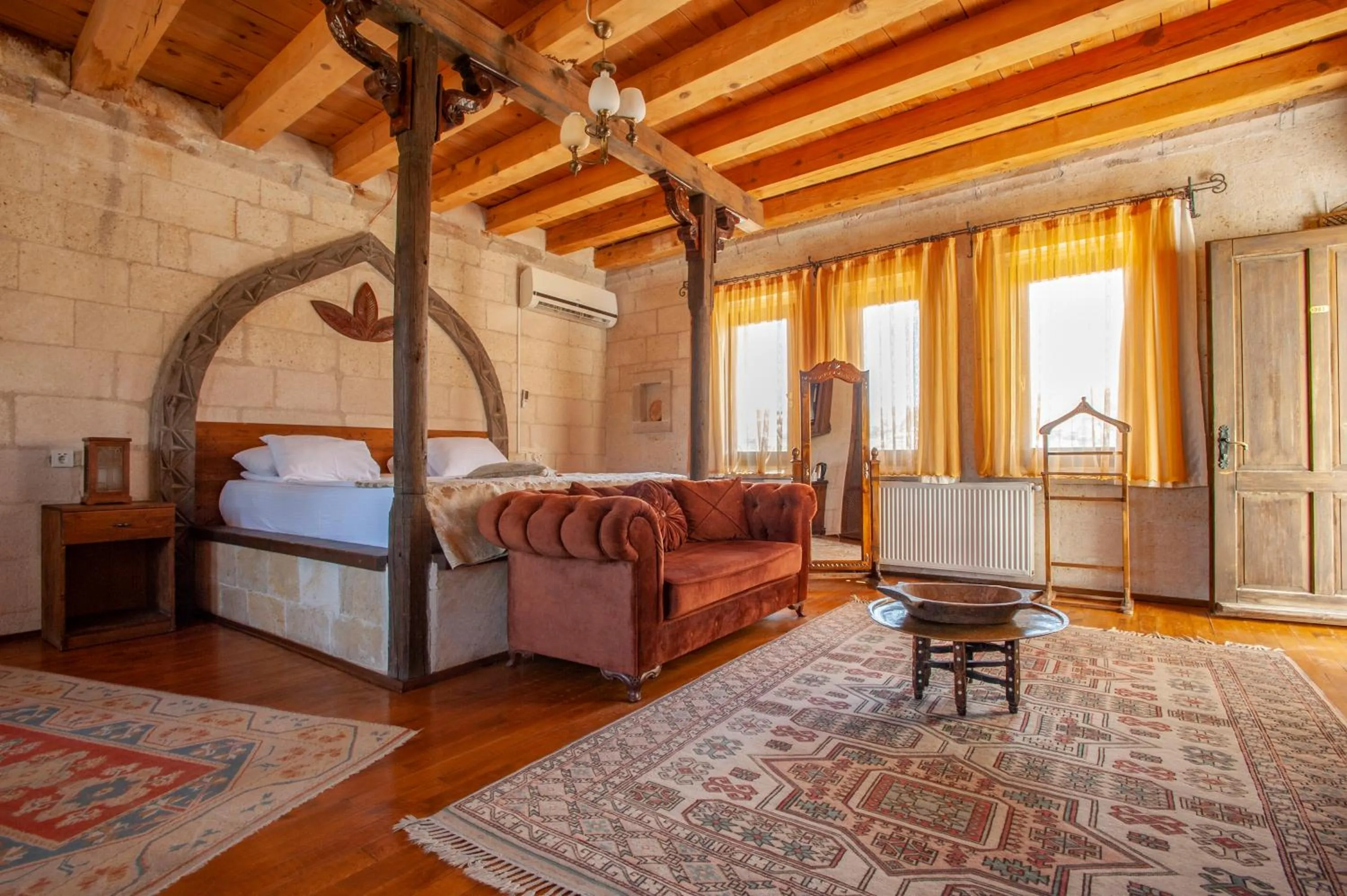 Bedroom in Ottoman Cave Suites