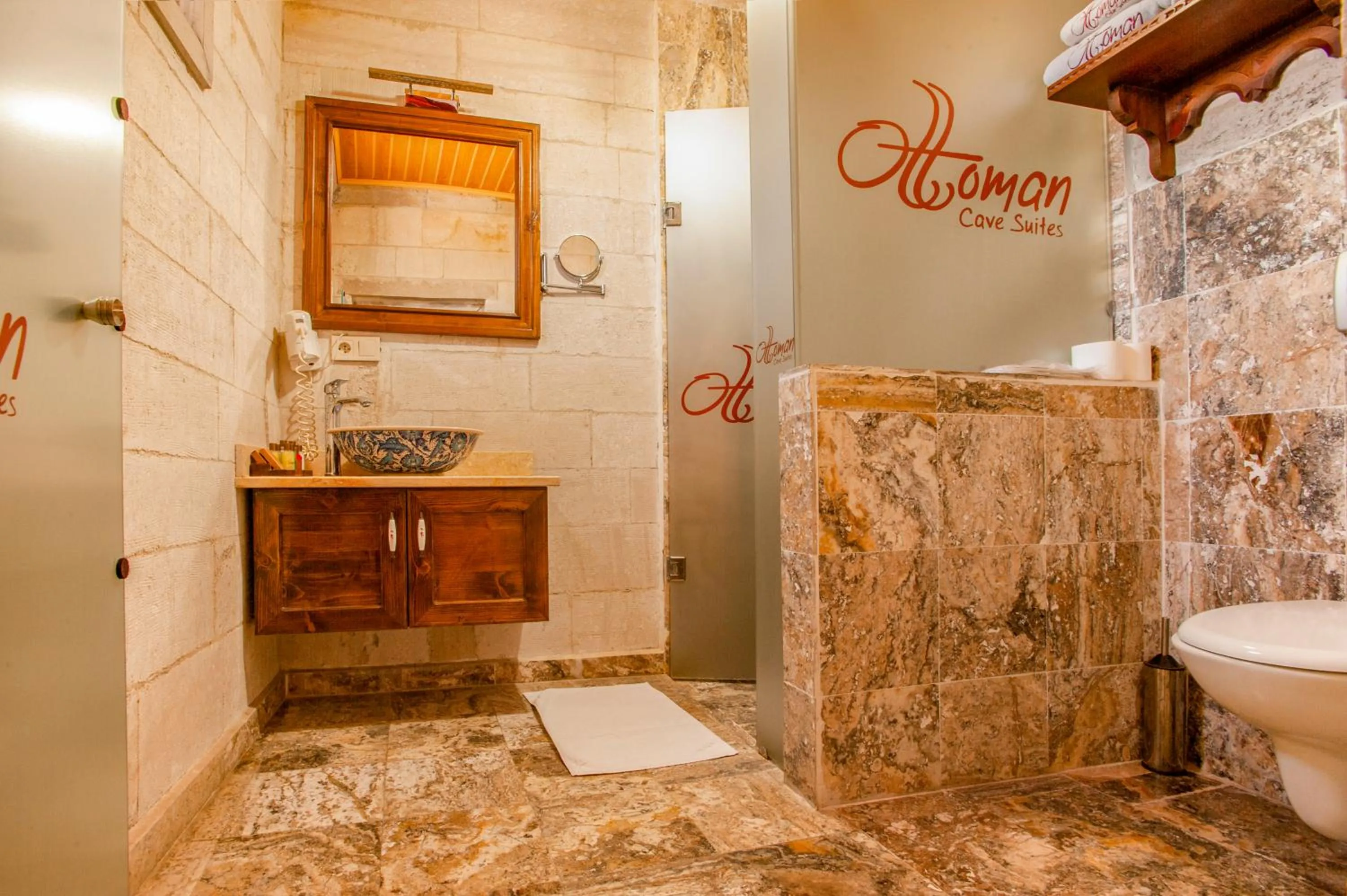 Bathroom in Ottoman Cave Suites