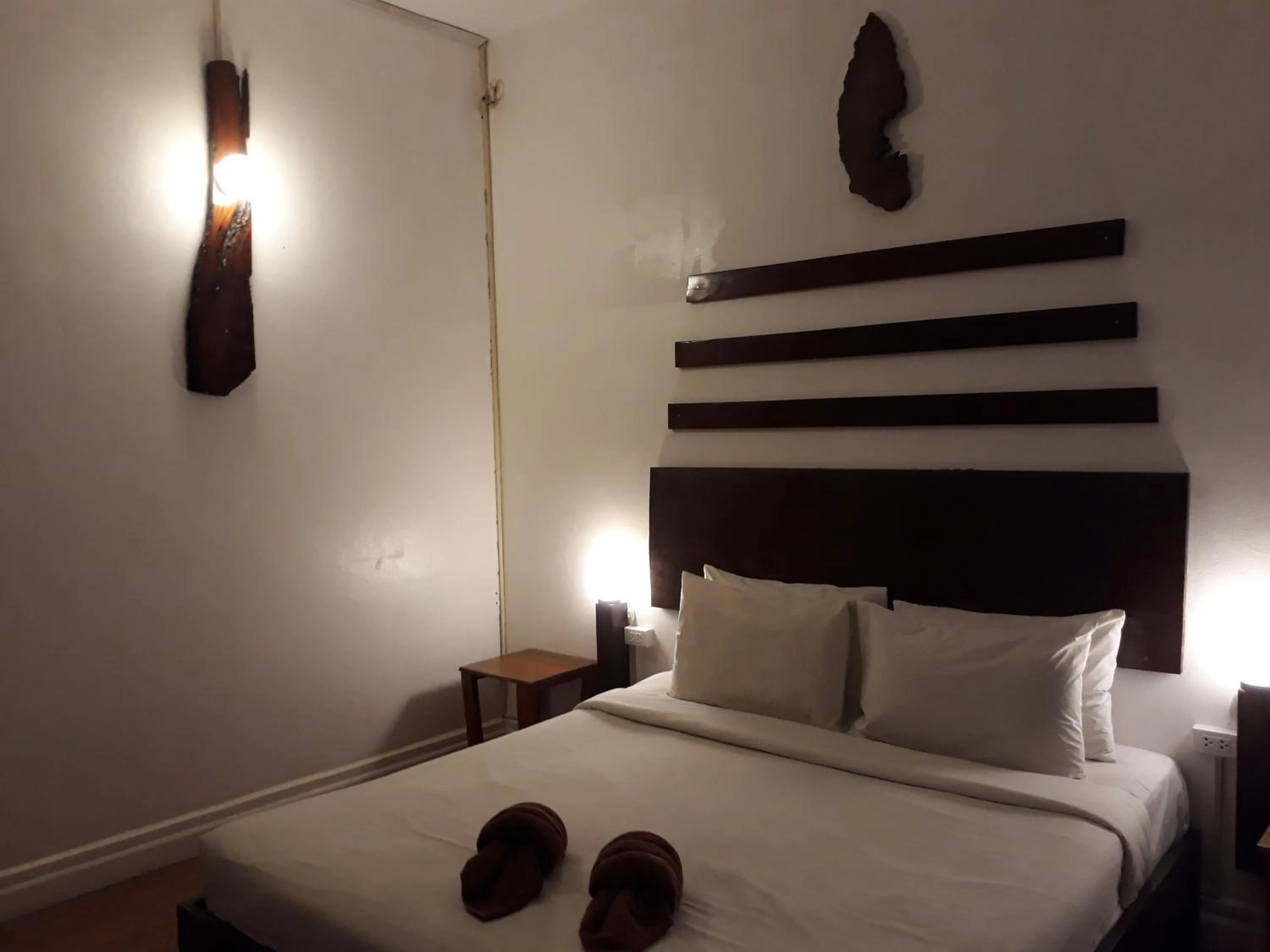 Bed in Laos Haven Hotel