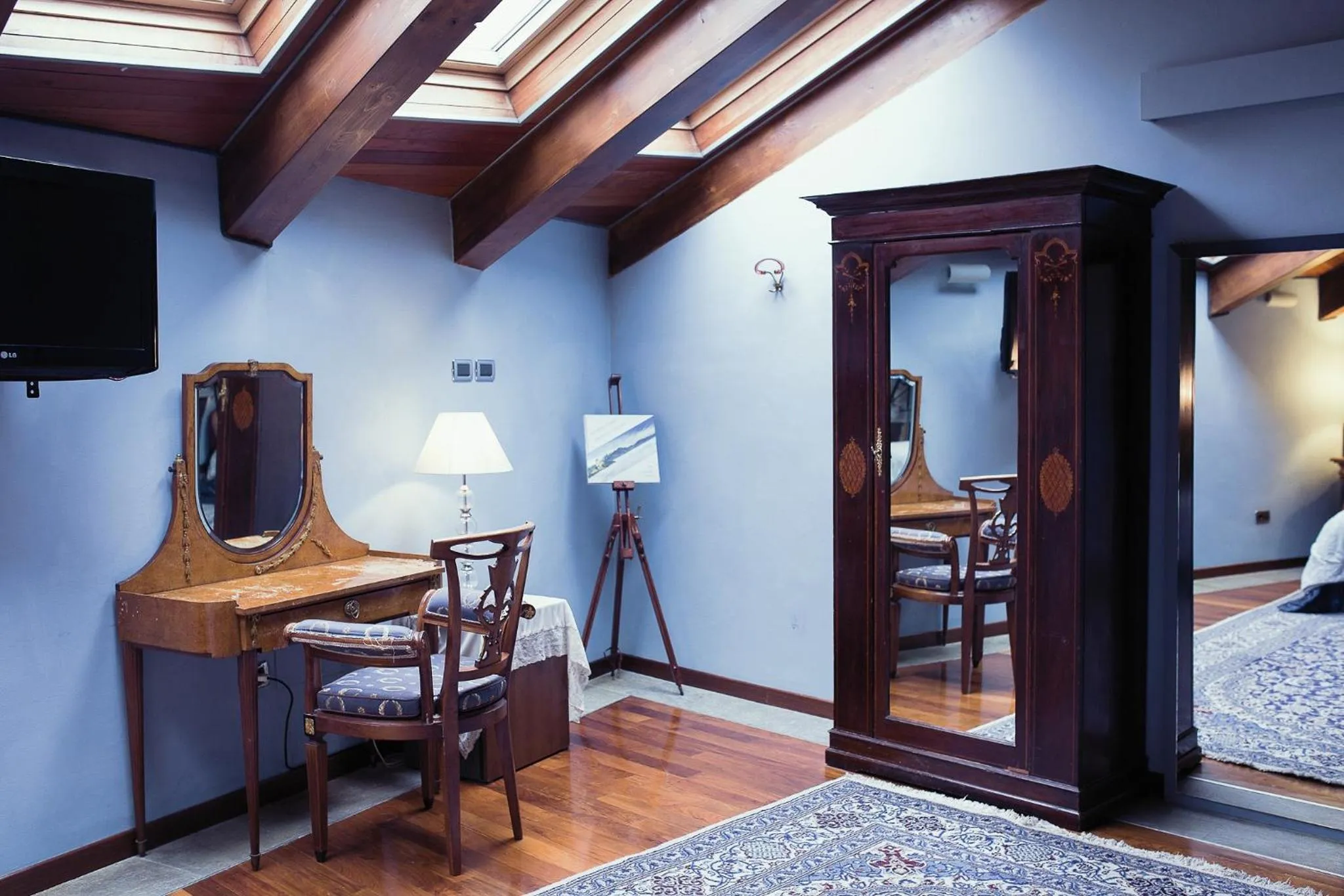 Bed in Hotel Dei Pittori