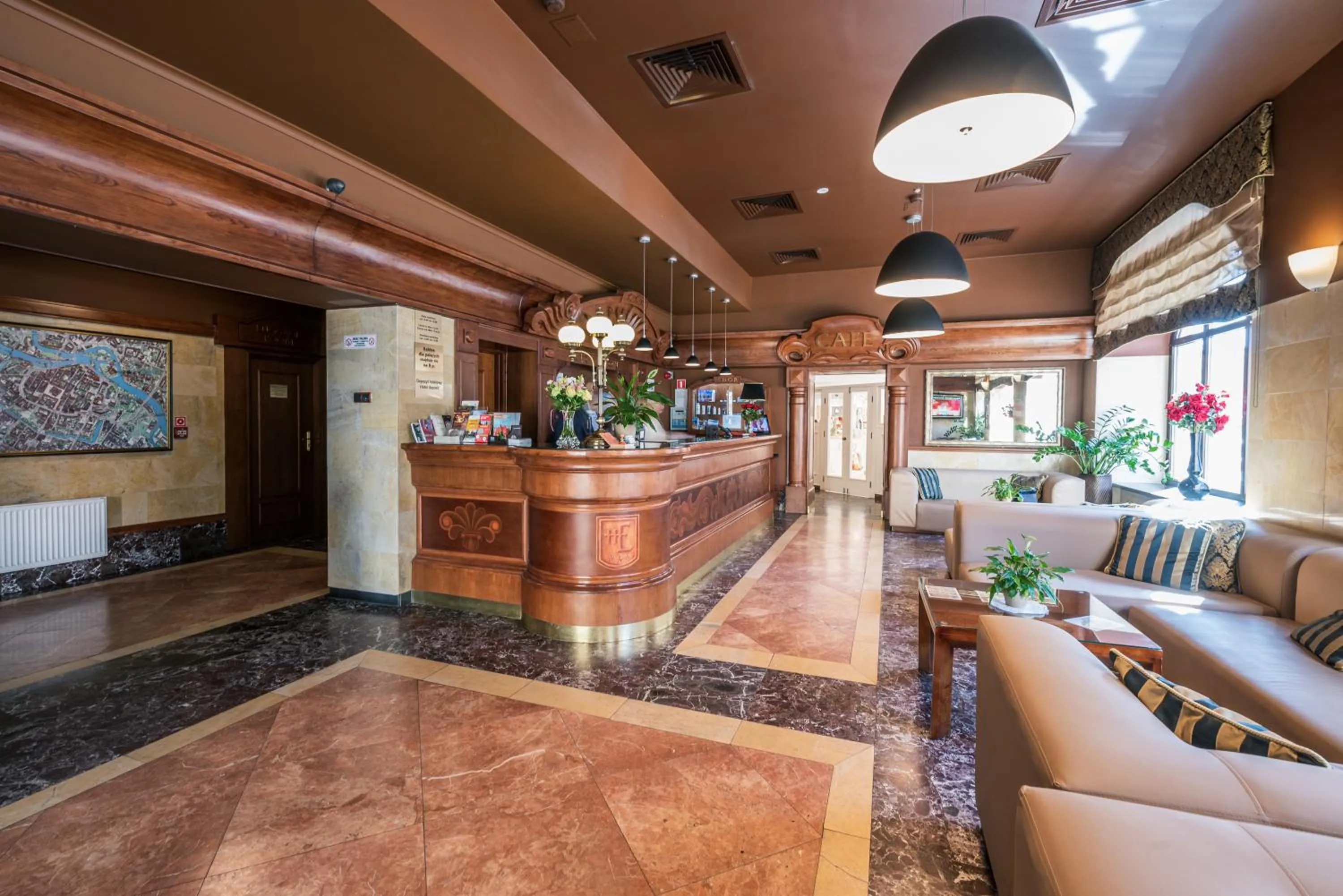 Lobby or reception in Hotel Europejski Wrocław Centrum