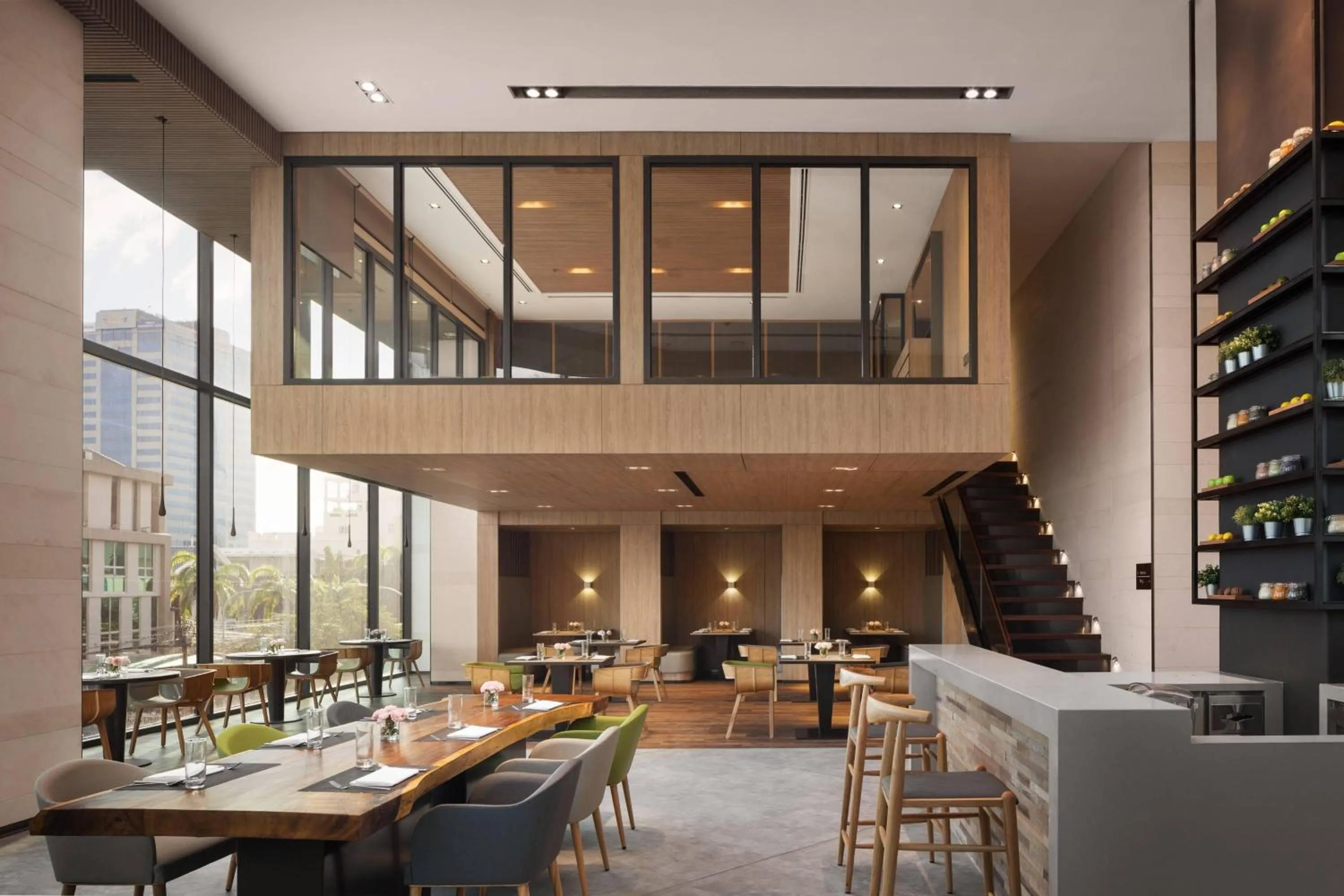 Restaurant/places to eat in Courtyard by Marriott Phnom Penh