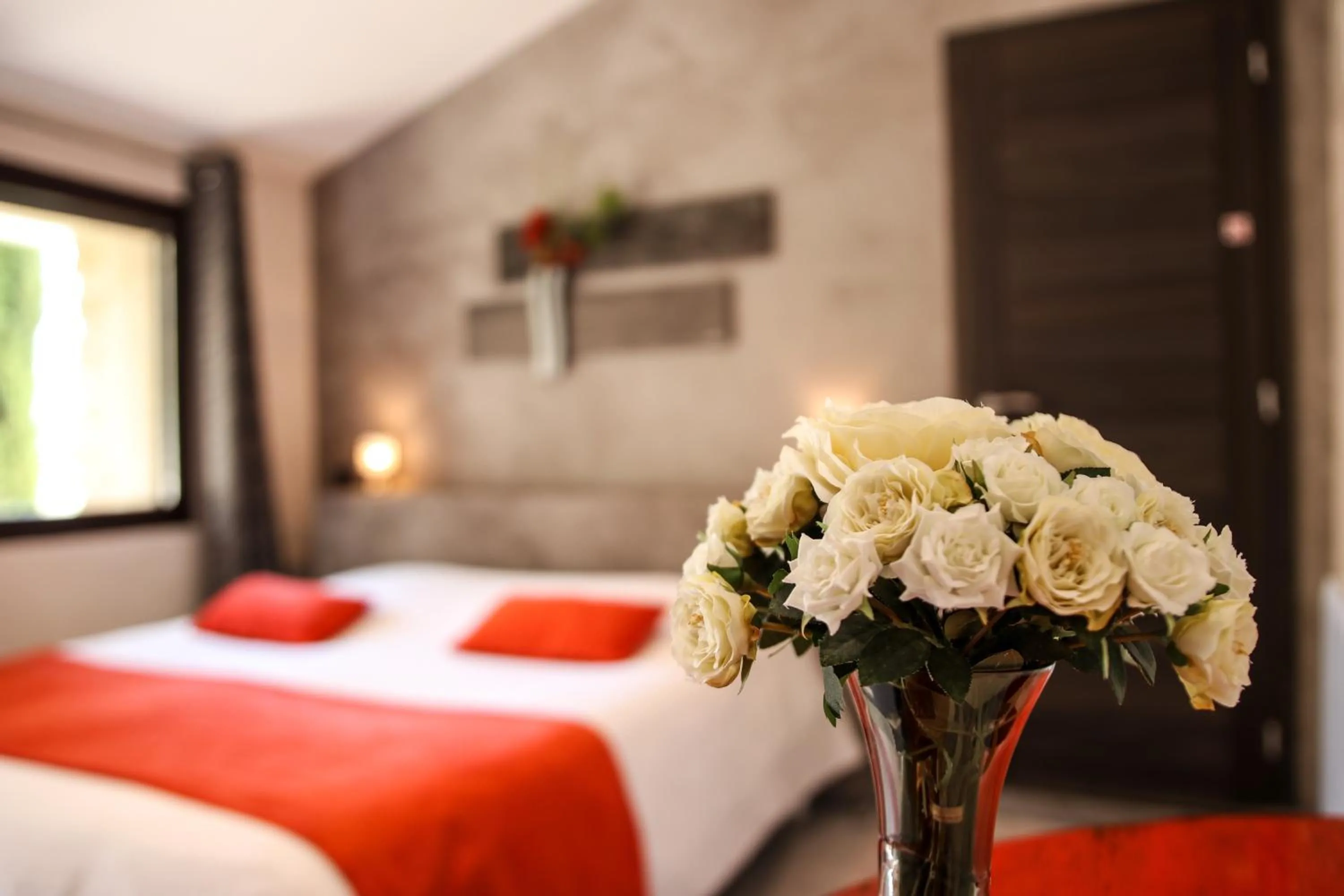 Bed in Le Mas de la Lombarde