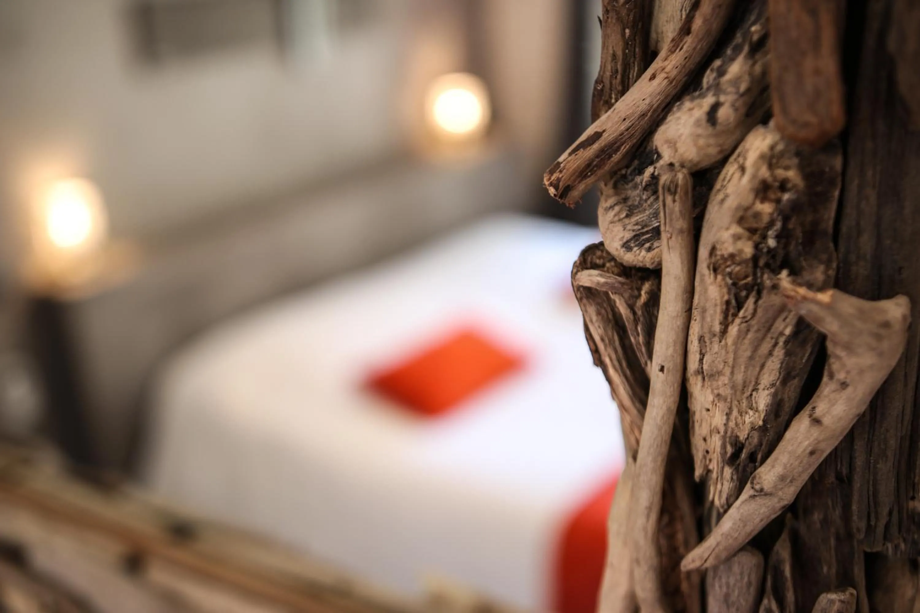 Bed in Le Mas de la Lombarde