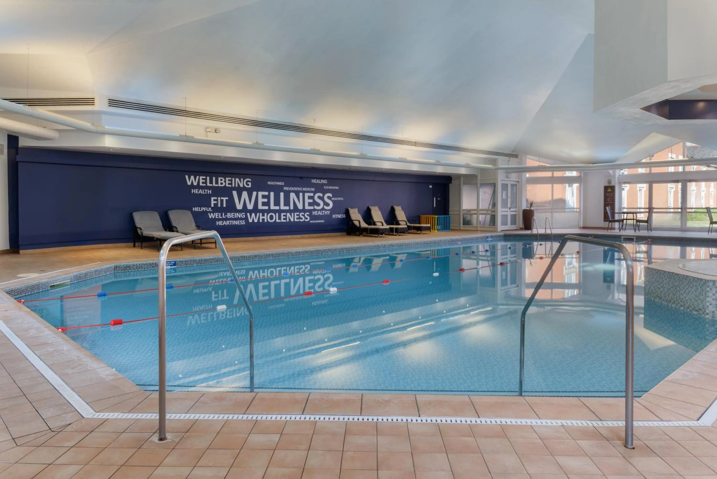 Swimming pool in Hilton Leicester Hotel
