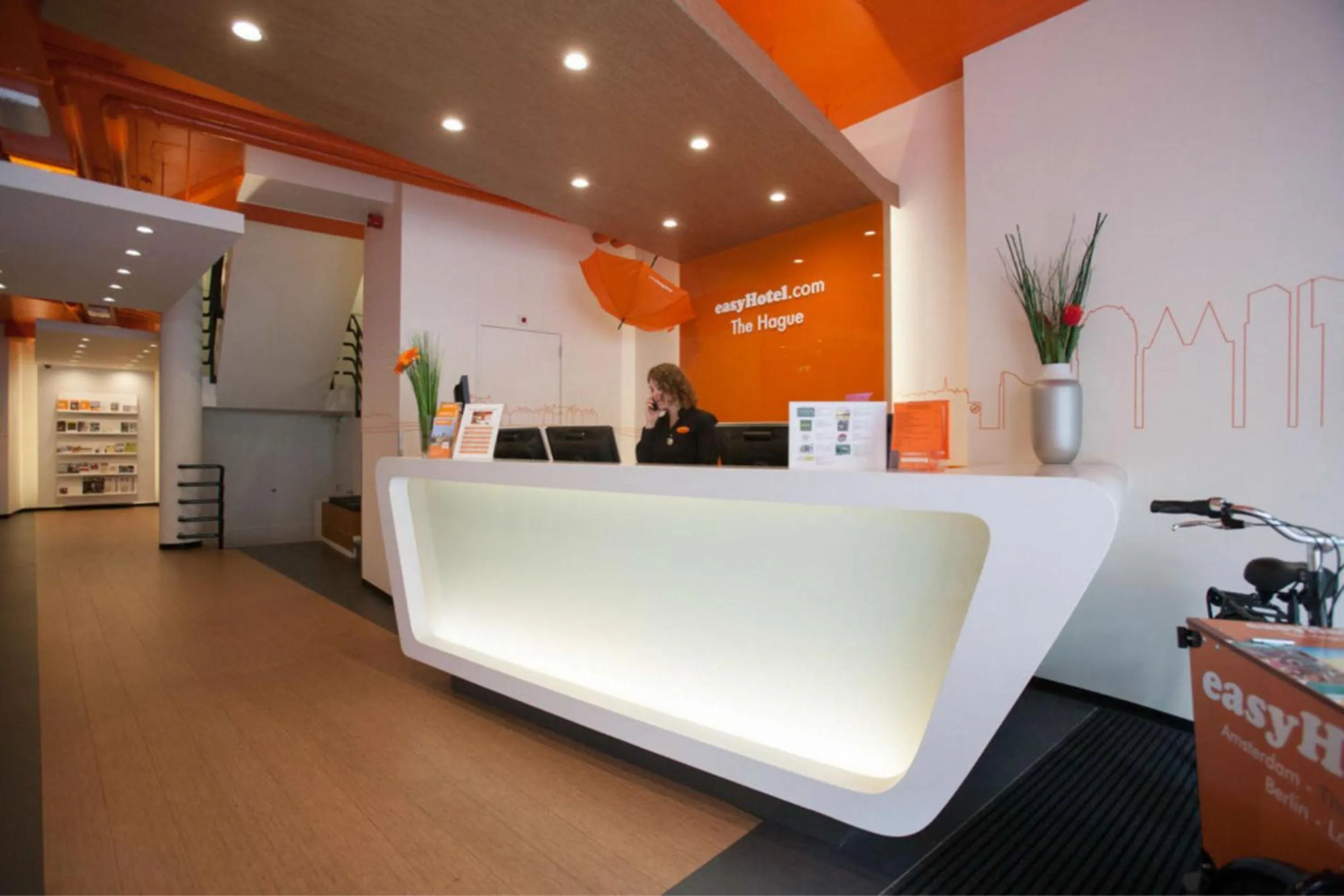 Lobby or reception in easyHotel The Hague City Centre