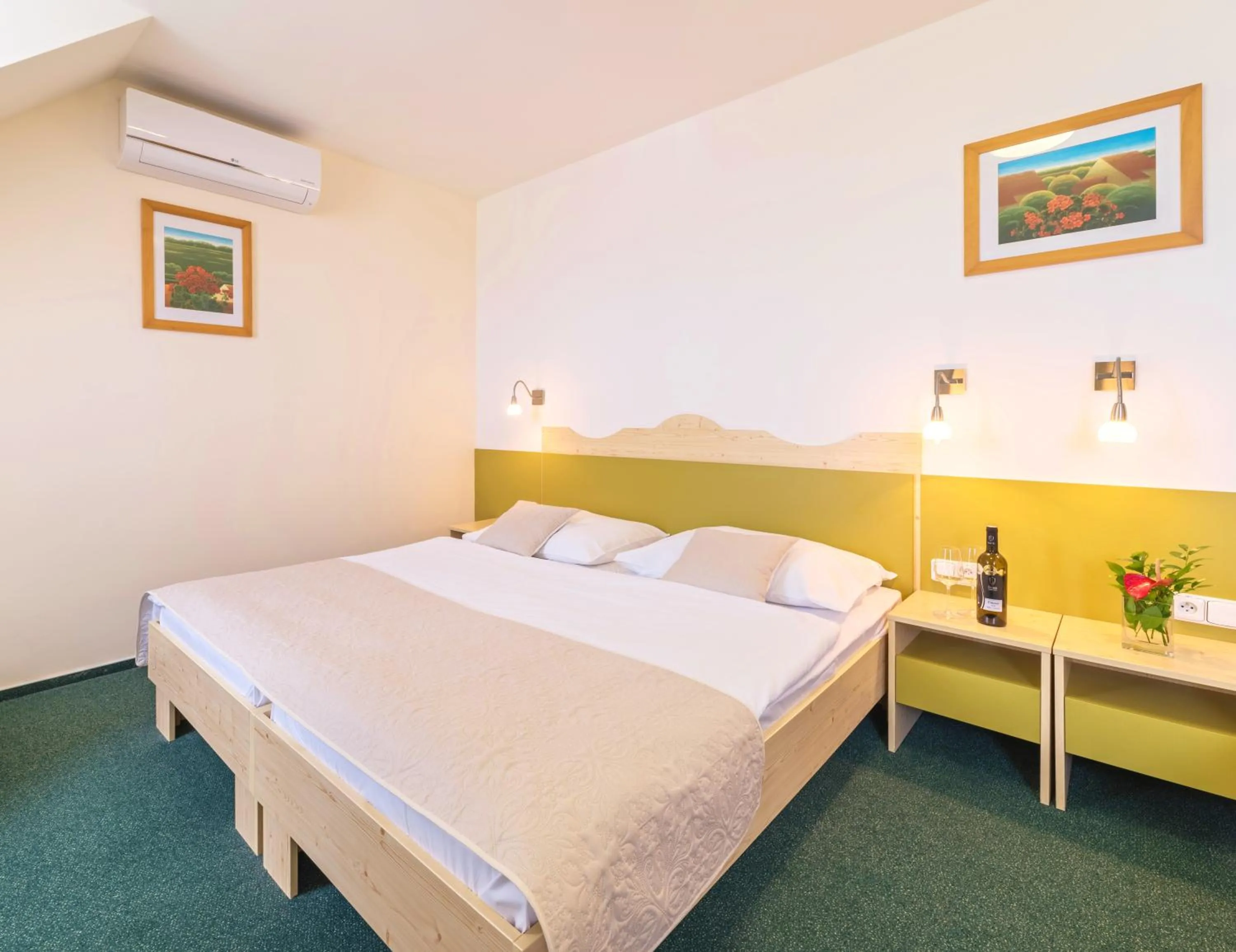 Bed in Wellness Hotel IRIS