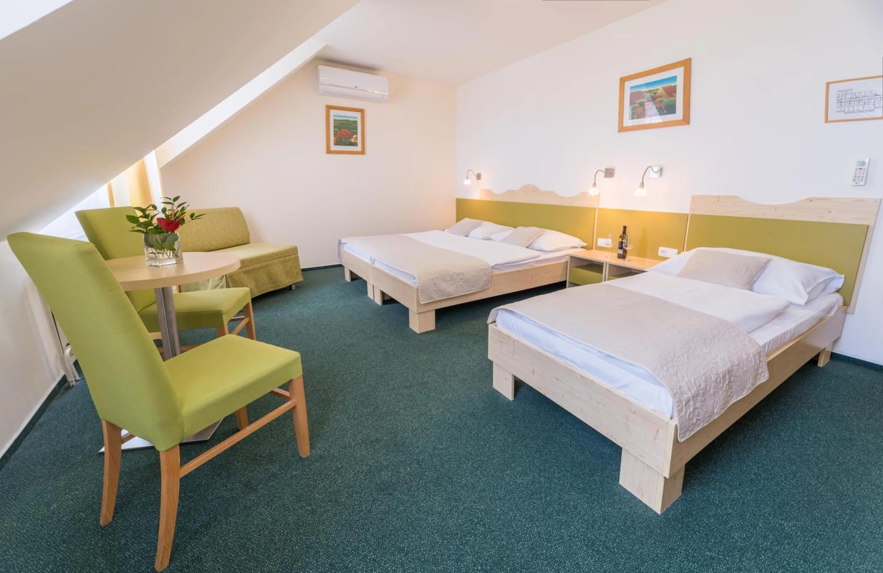 Bed in Wellness Hotel IRIS