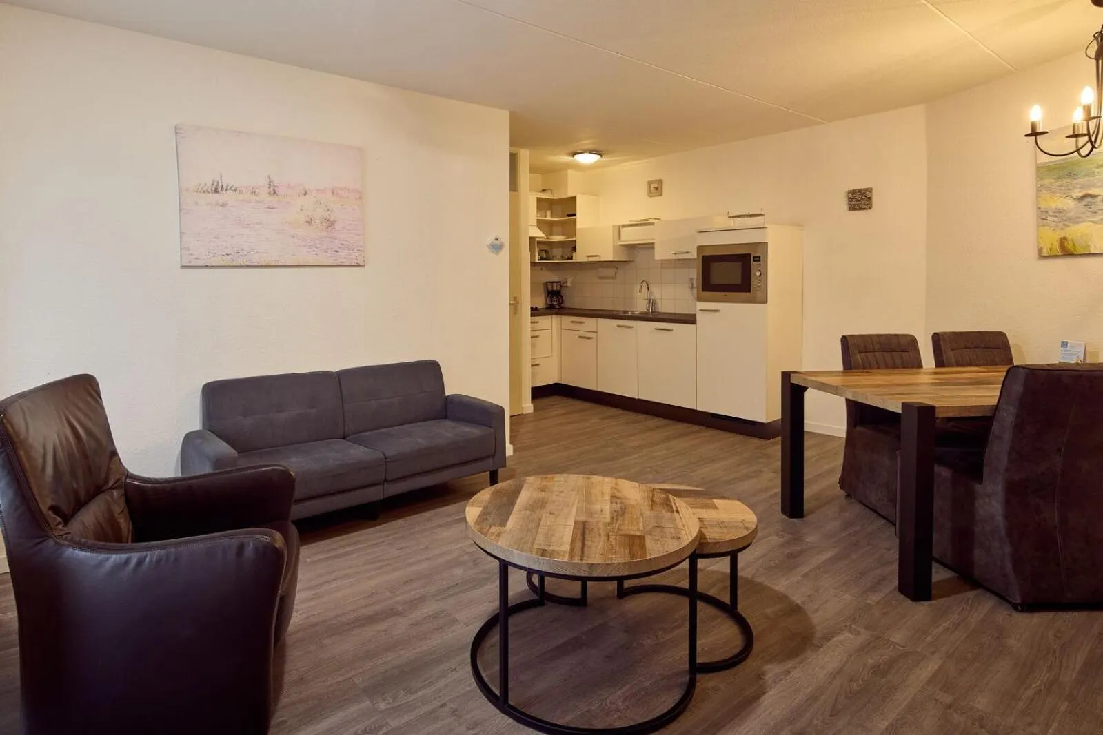 Living room in De Pelikaan Texel Appartementen