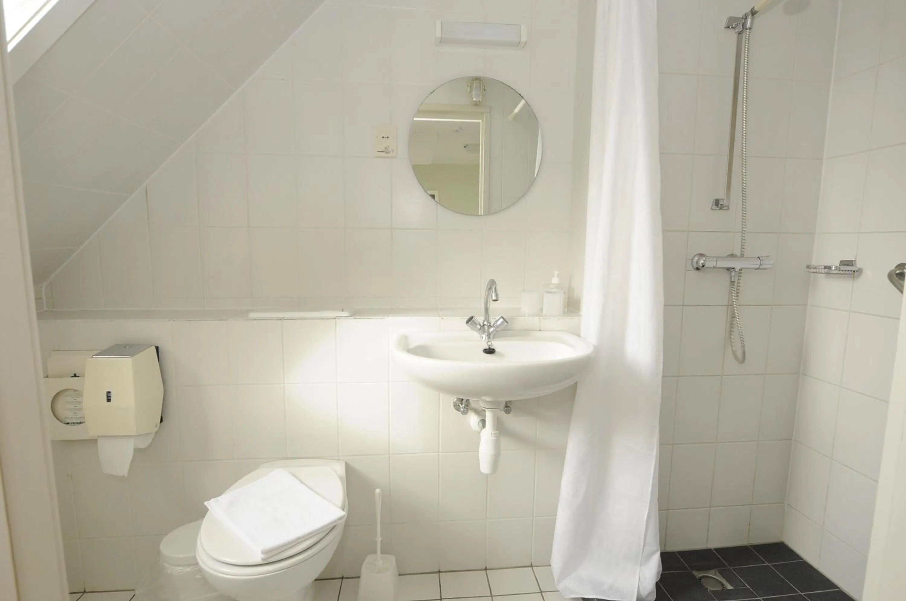 Shower in Hotel De Horper Wielen