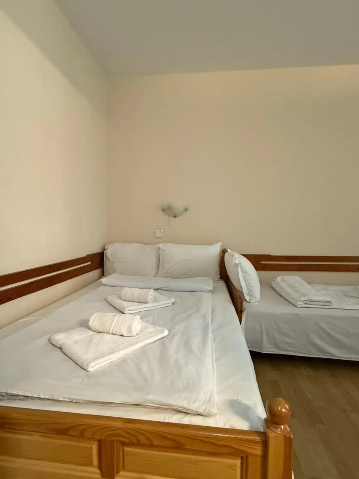 Bed in Family Hotel Studio