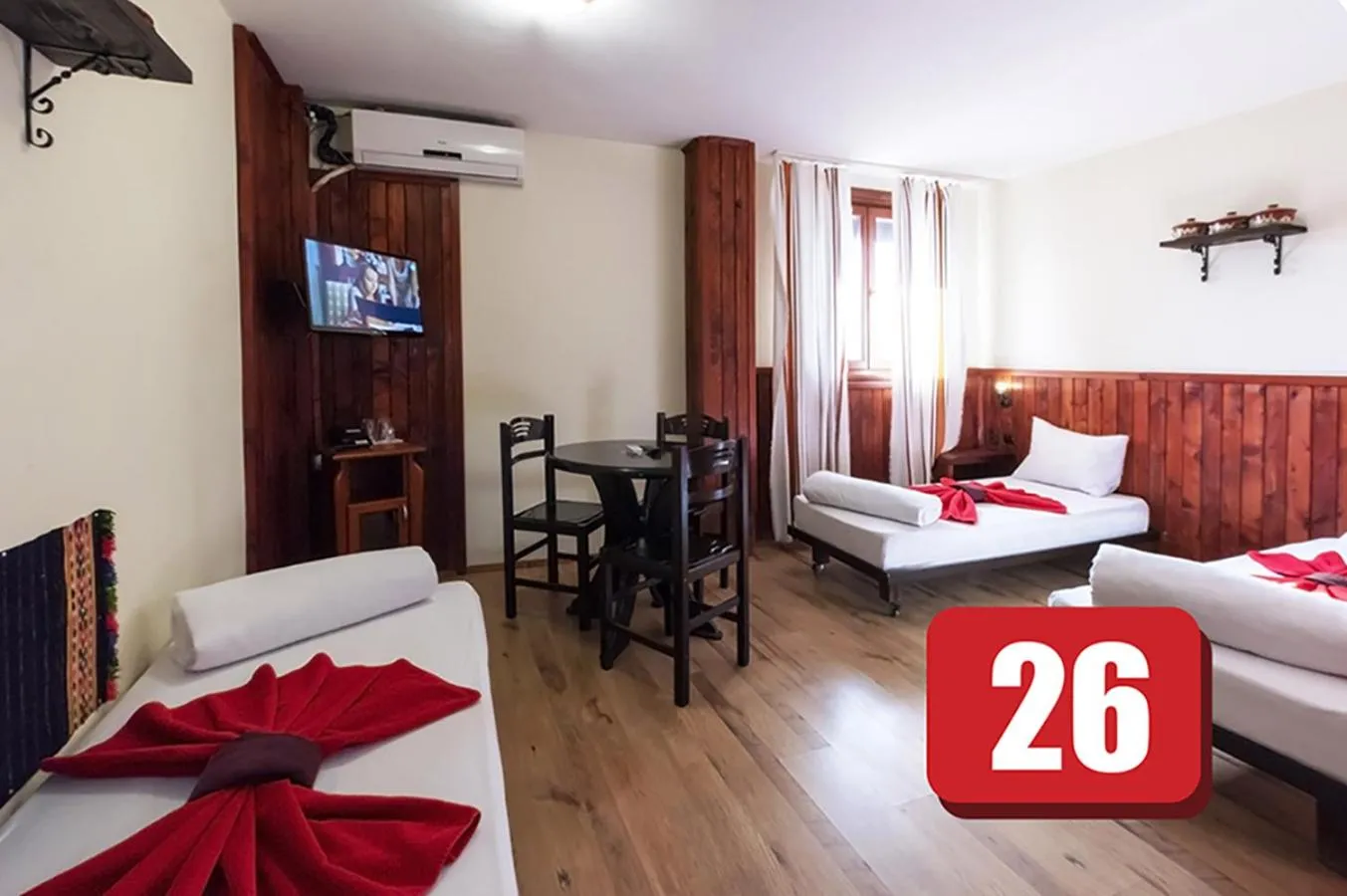 Bed in Hotel Simona Complex